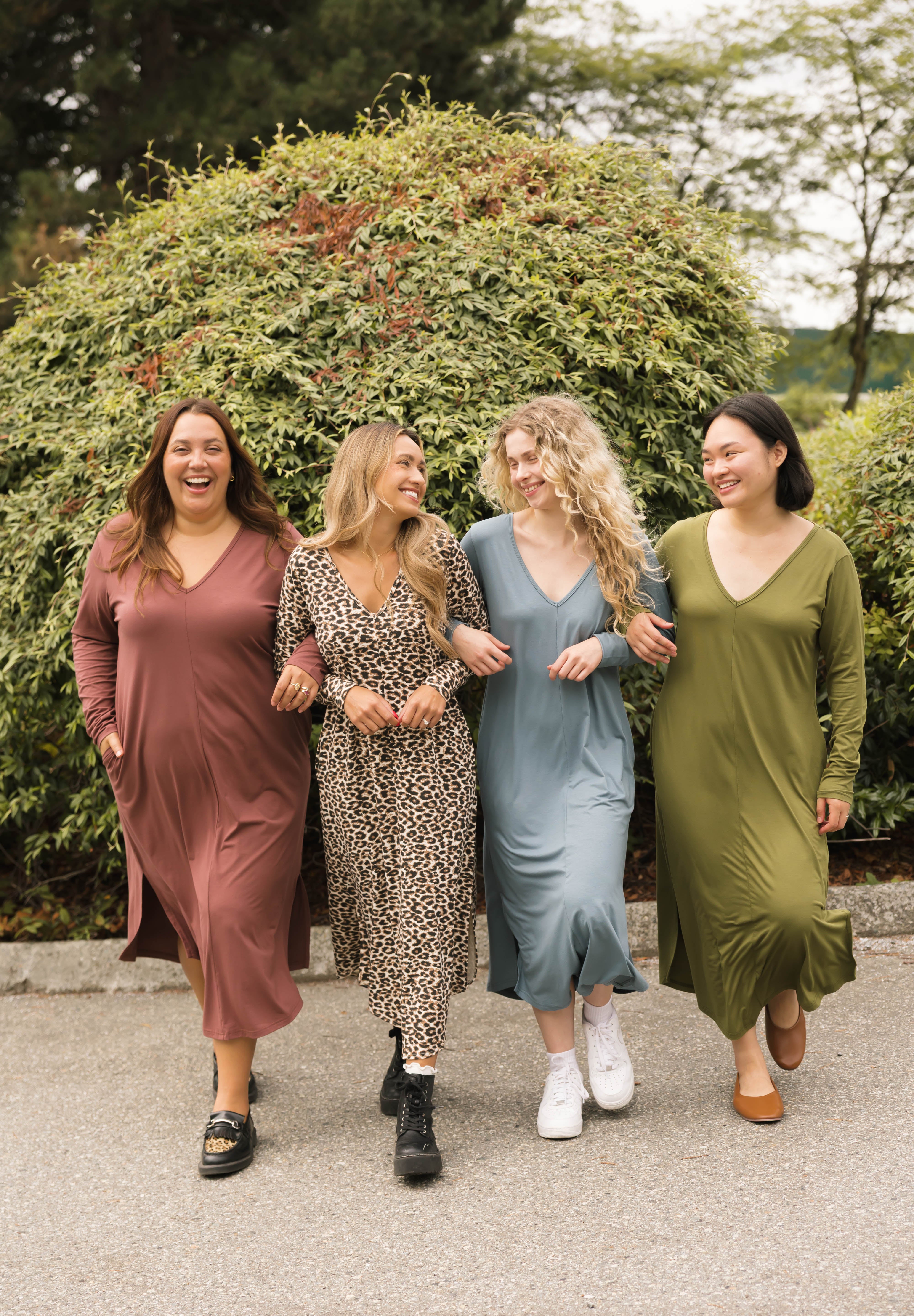 Friday Dress in Olive Green