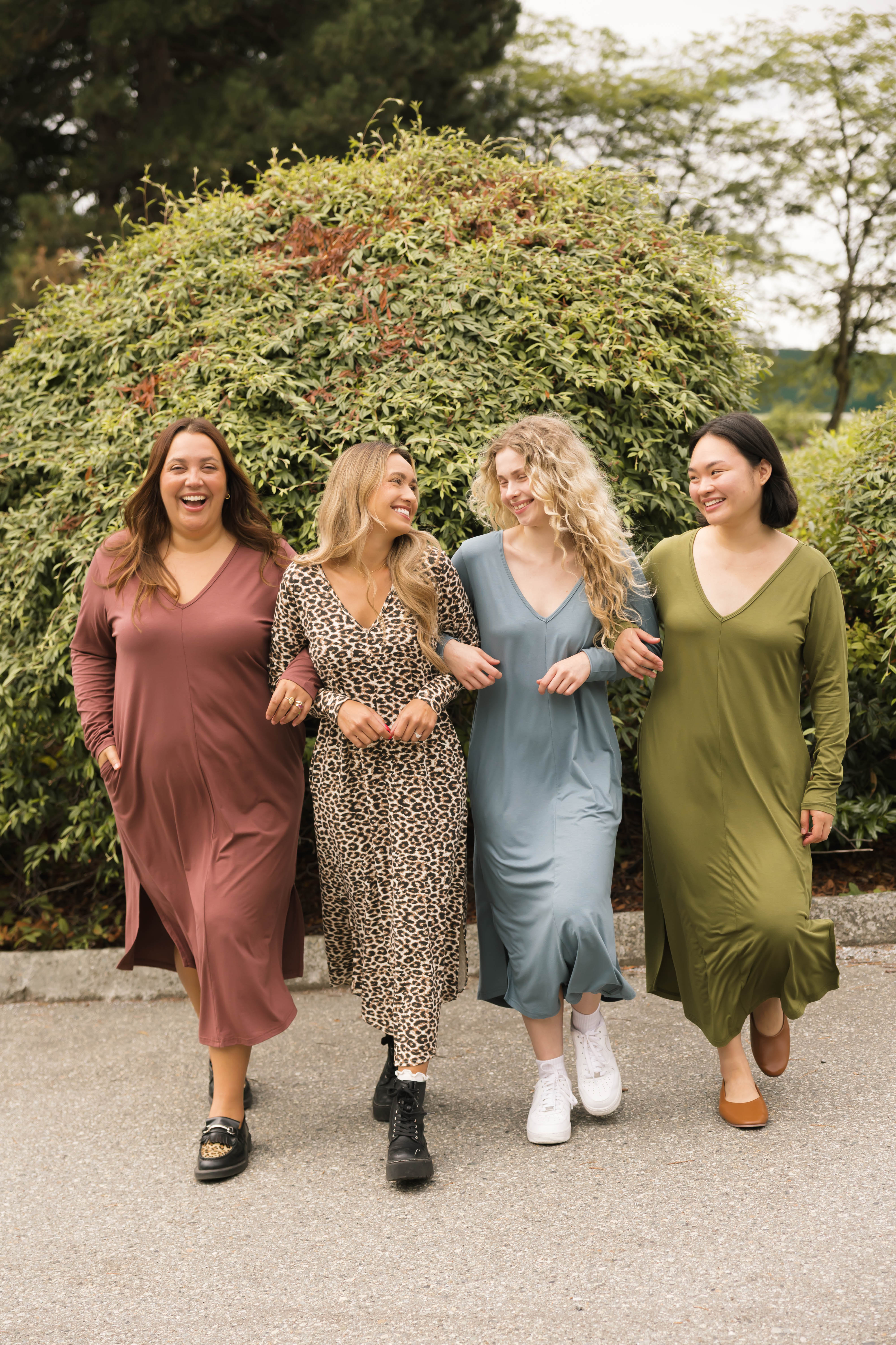 Friday Dress in Olive Green