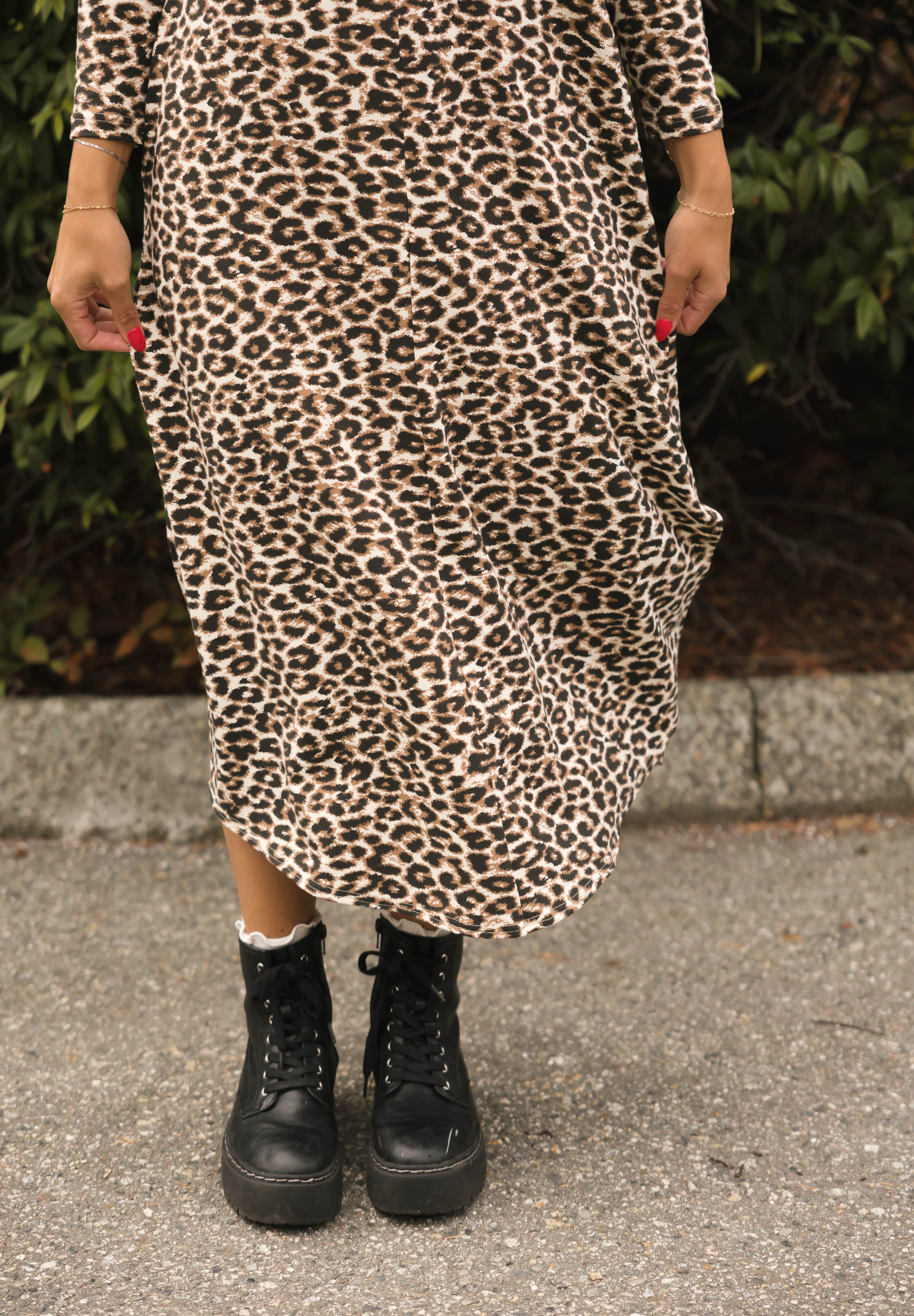 Friday Dress in Leopard