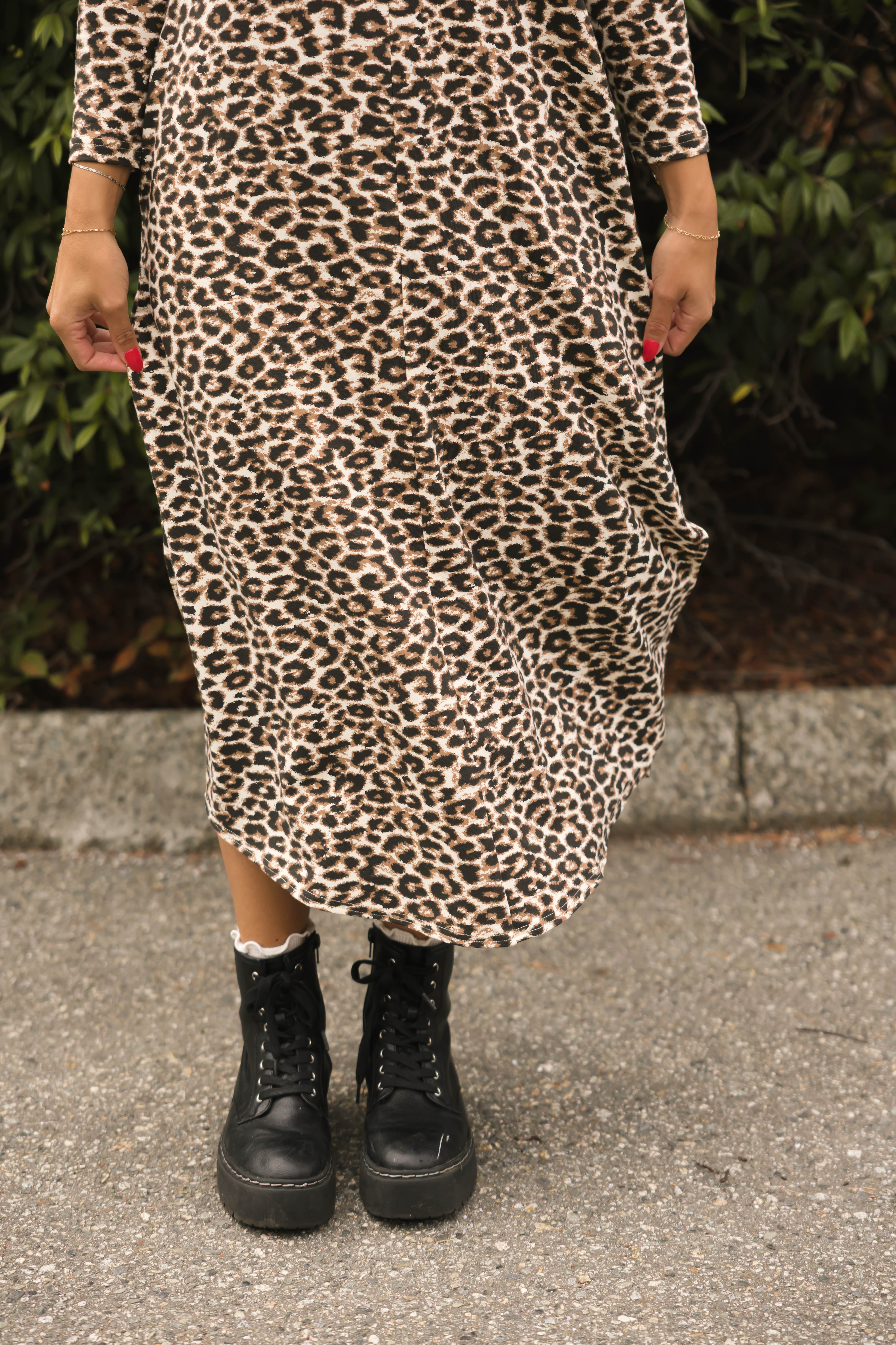 Friday Dress in Leopard