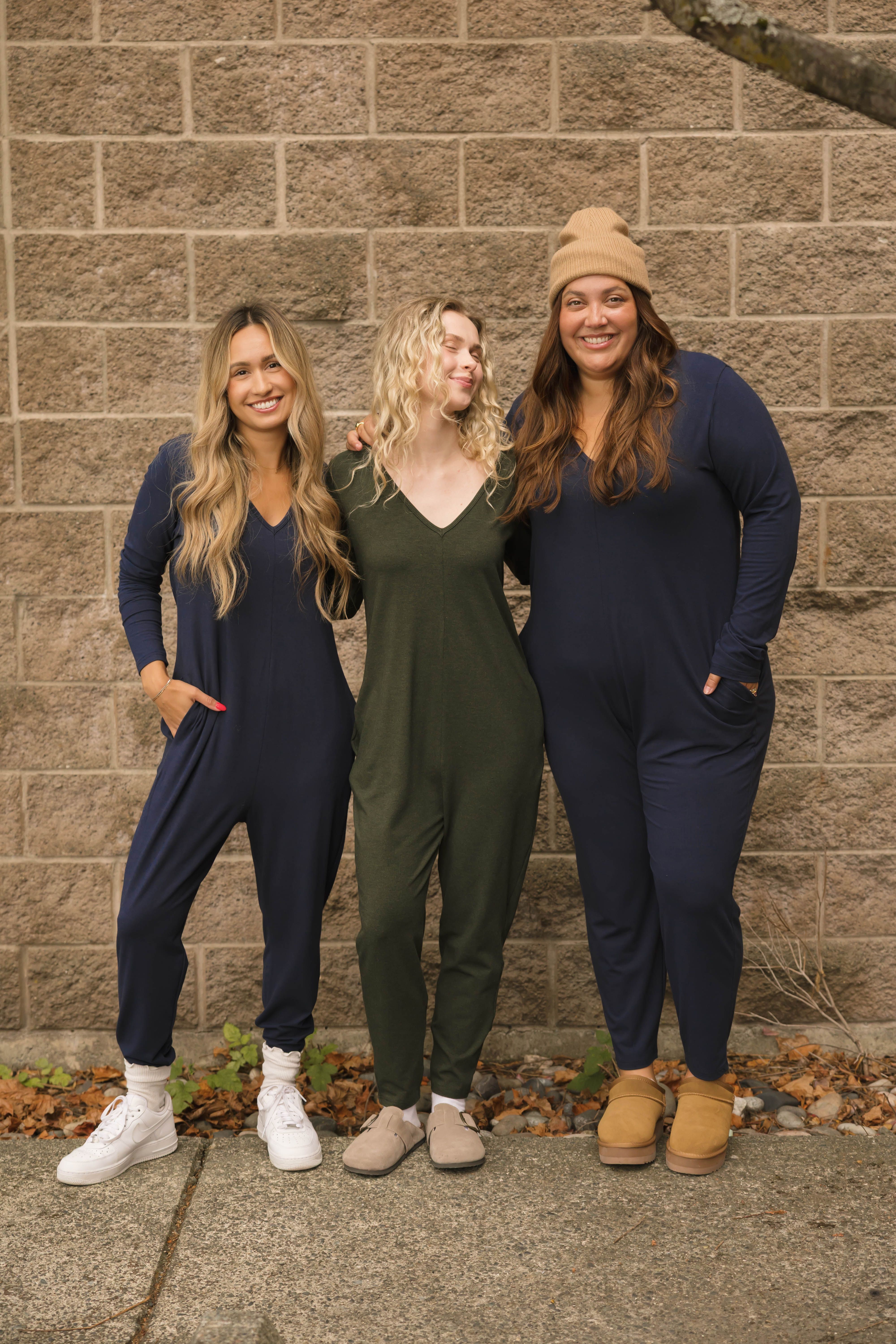 Friday Romper in Dark Navy