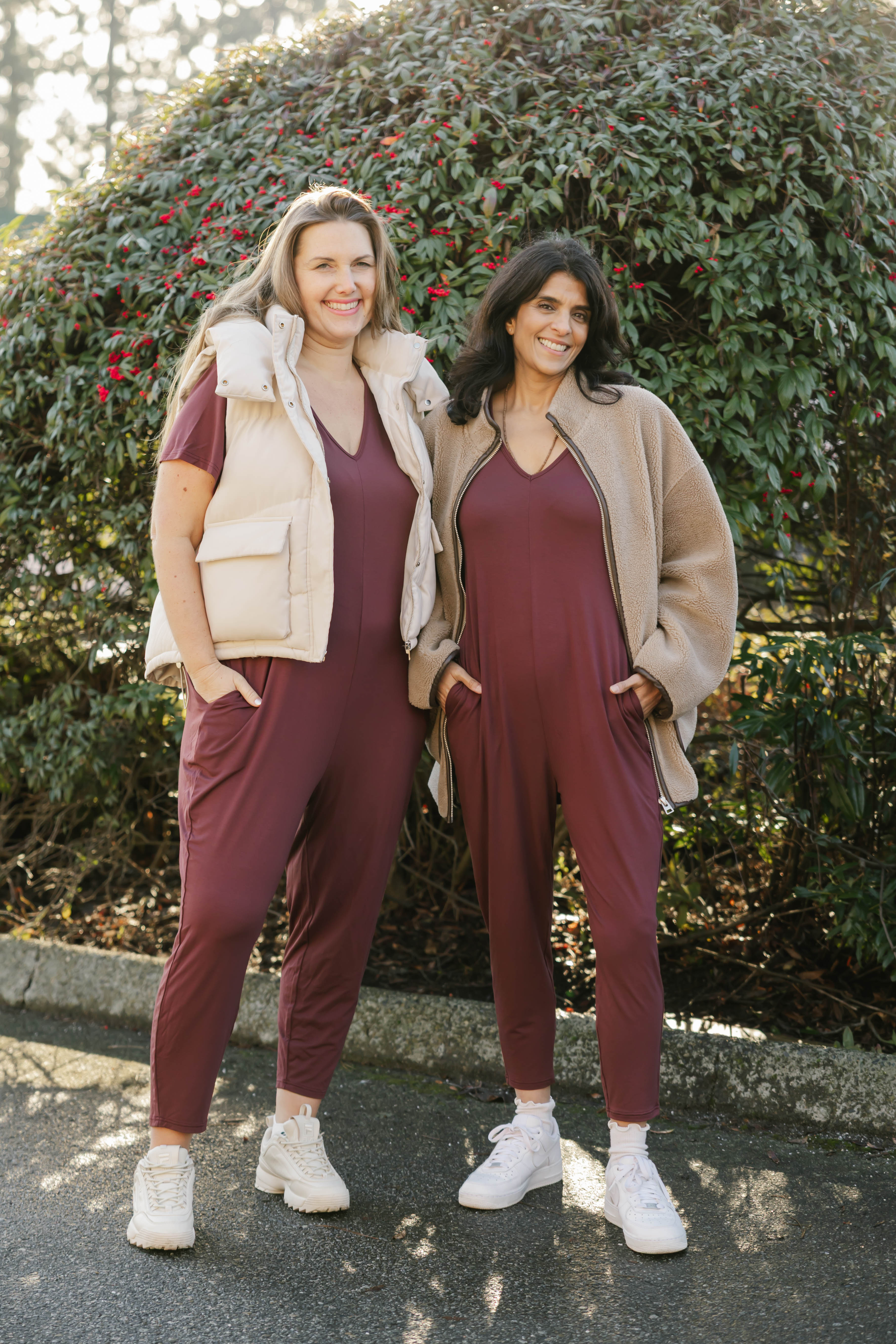 Sunday Romper in Auburn Brown