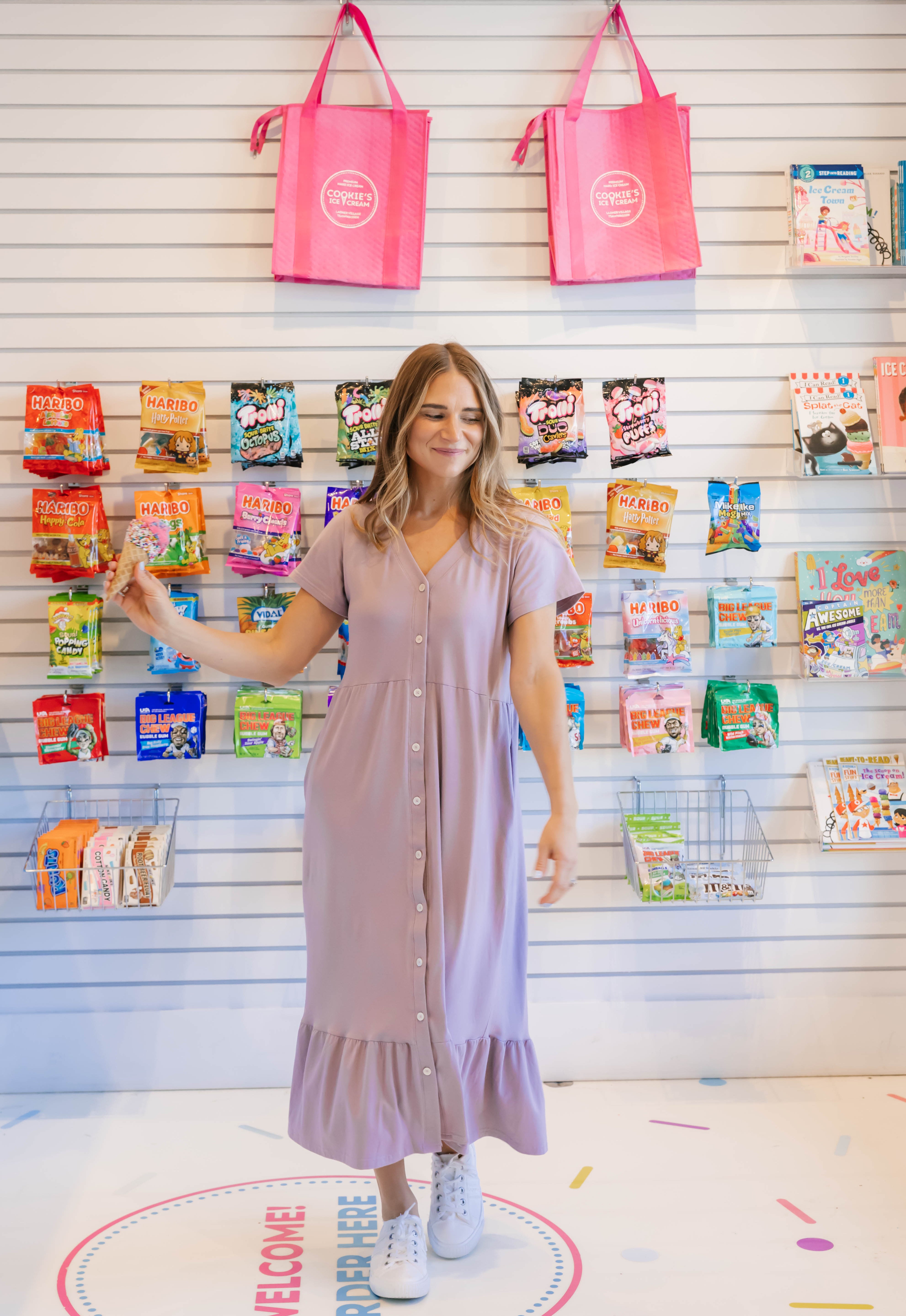 Hailey Midi Dress in Dusty Lilac – Smash + Tess