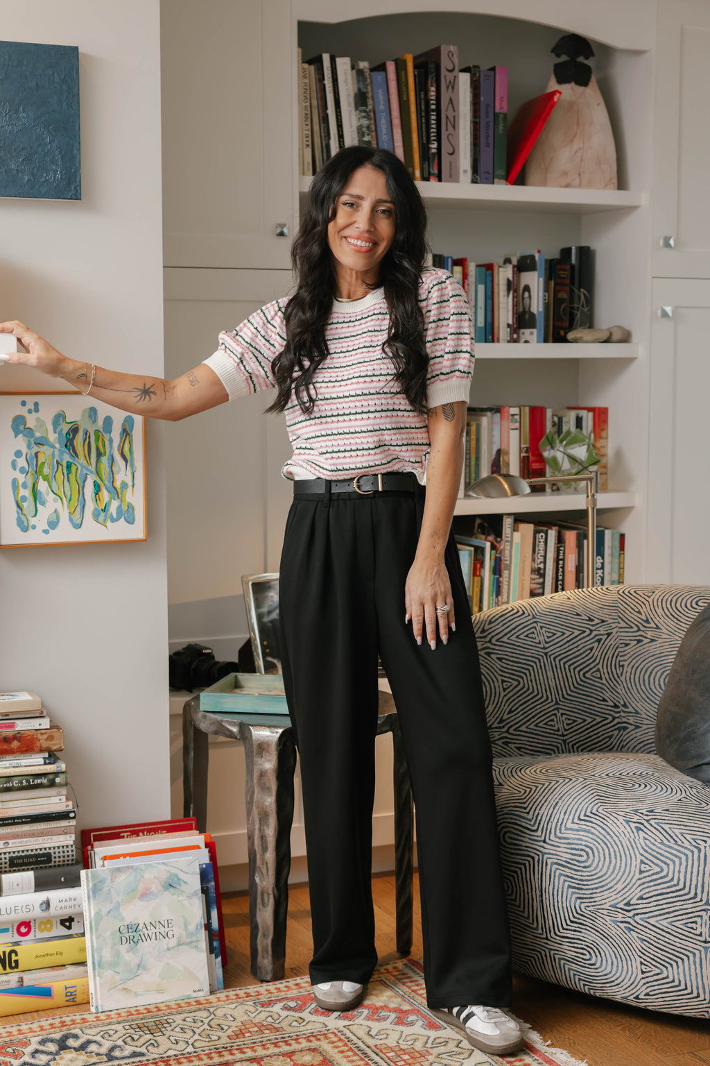 Halle Microscuba Pants in Midnight Black – Smash + Tess