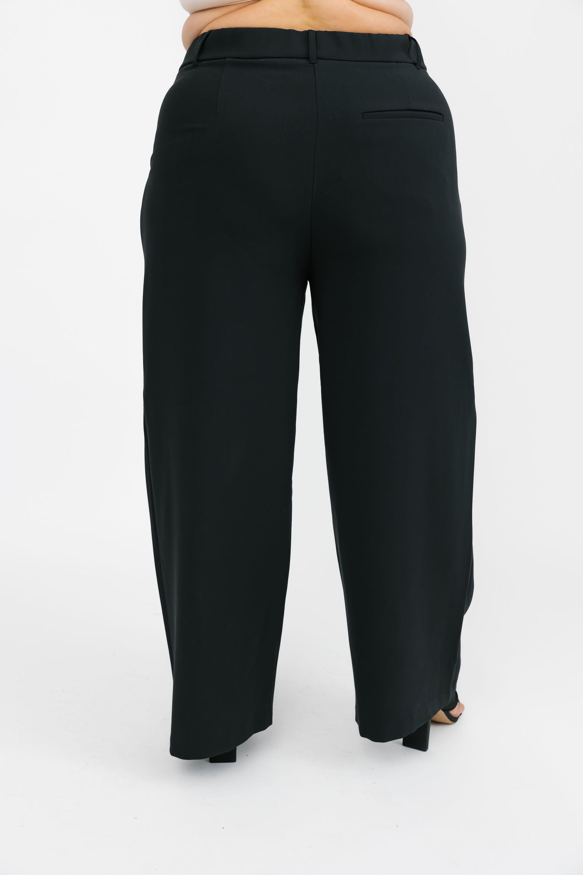 Buy Black Cord Wide Leg Trousers 16 | Trousers | Tu