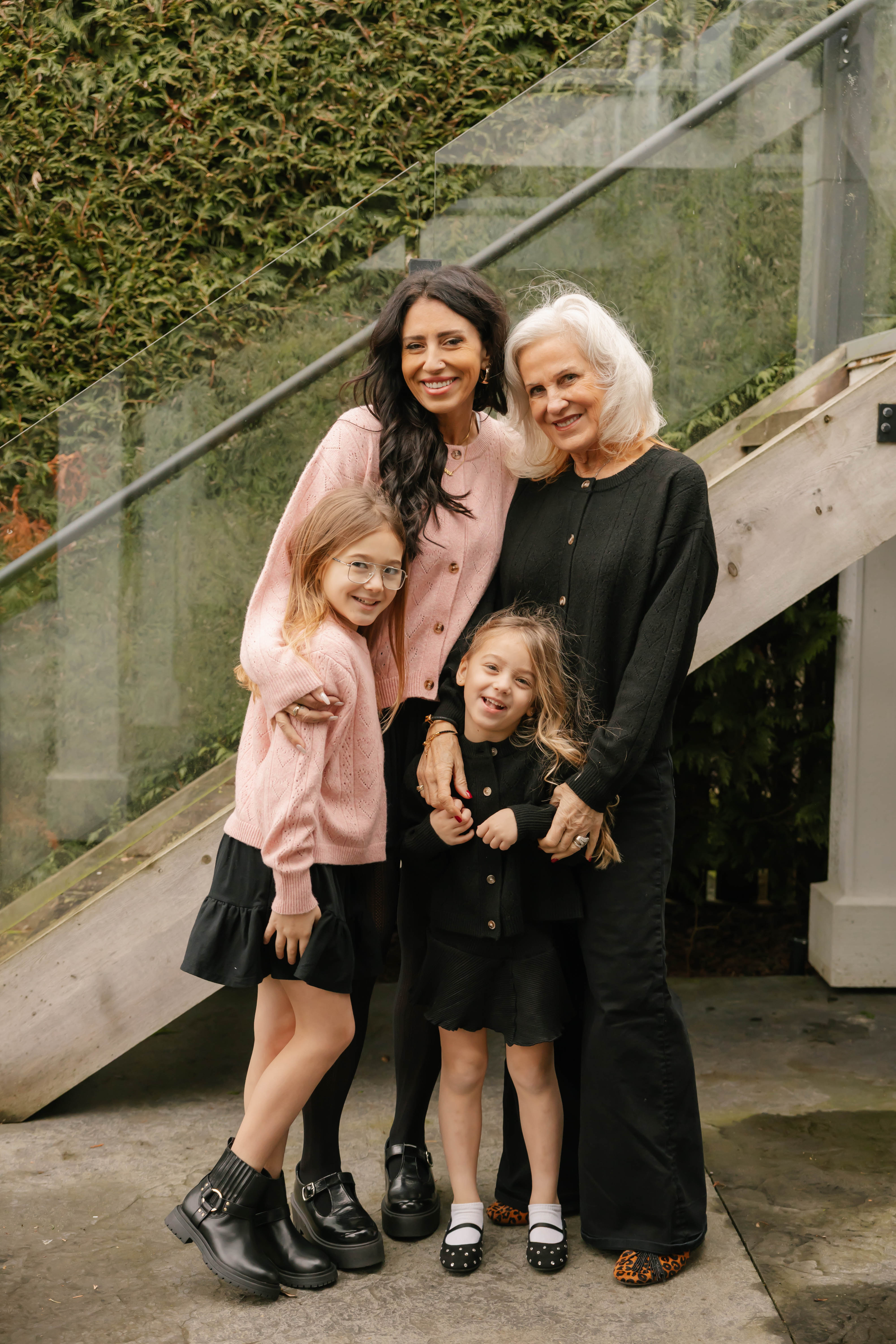 Kids Crush On You Cardigan in Midnight Black