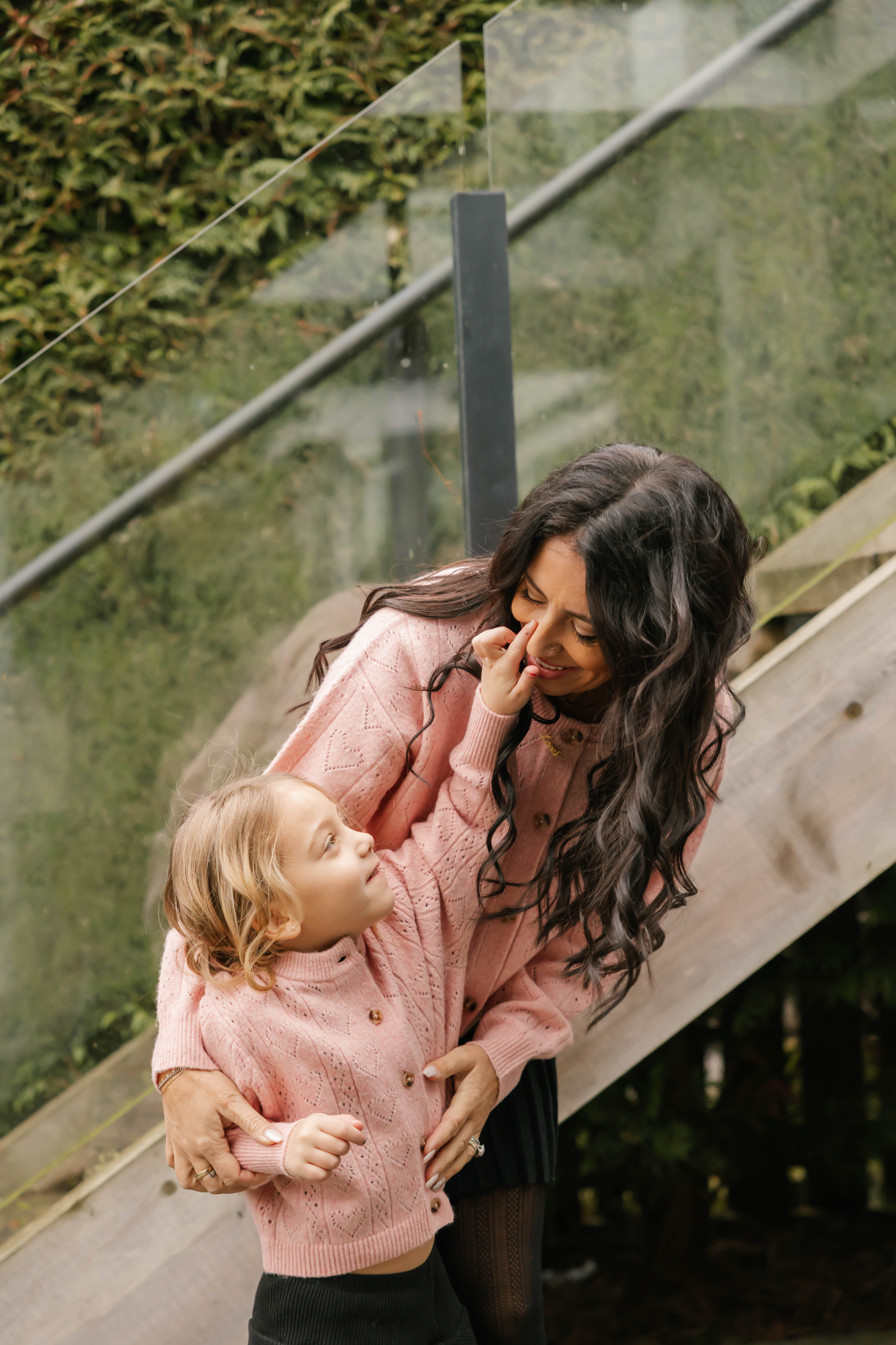 Kids Crush On You Cardigan in Soft Pink