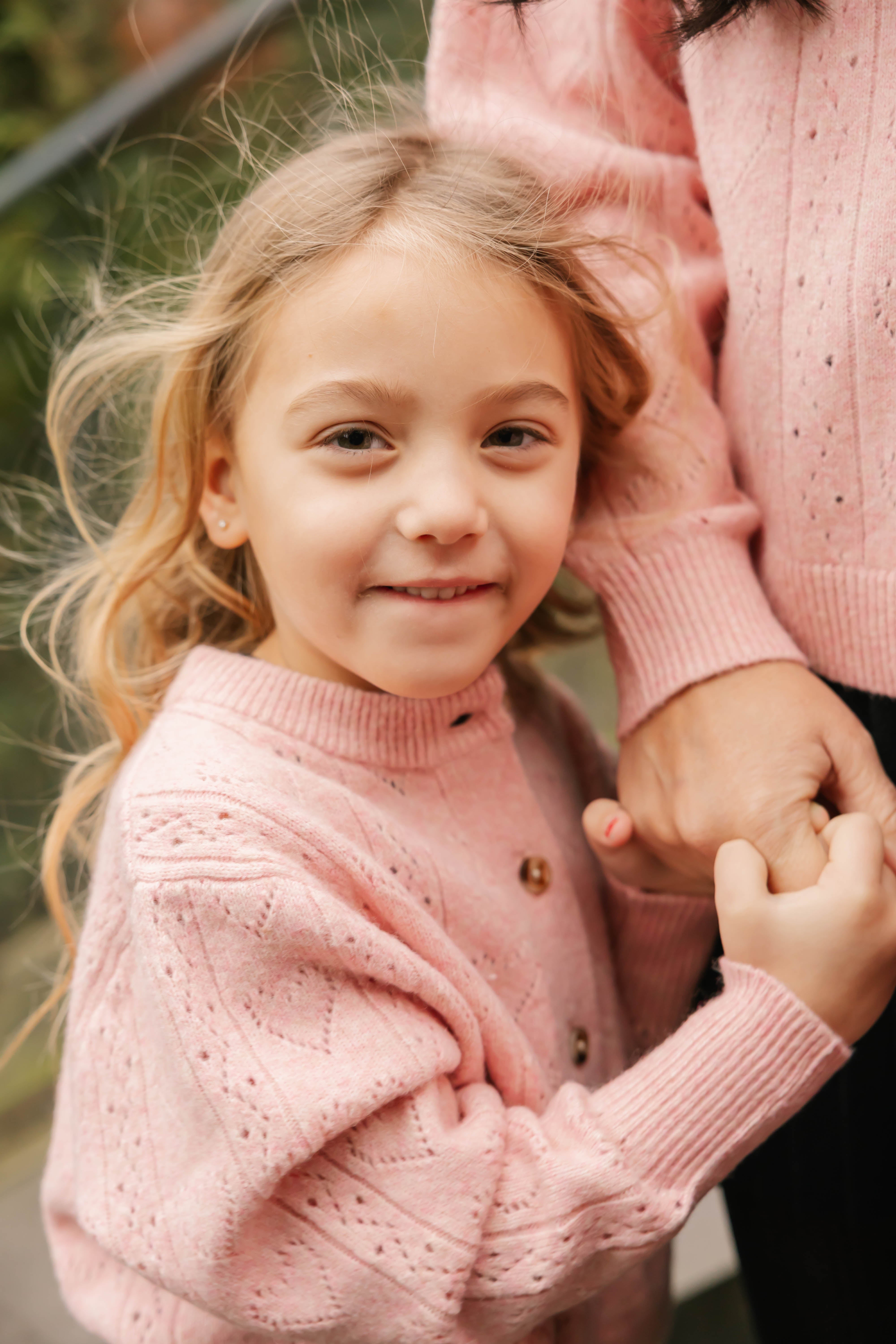 Kids Crush On You Cardigan in Soft Pink