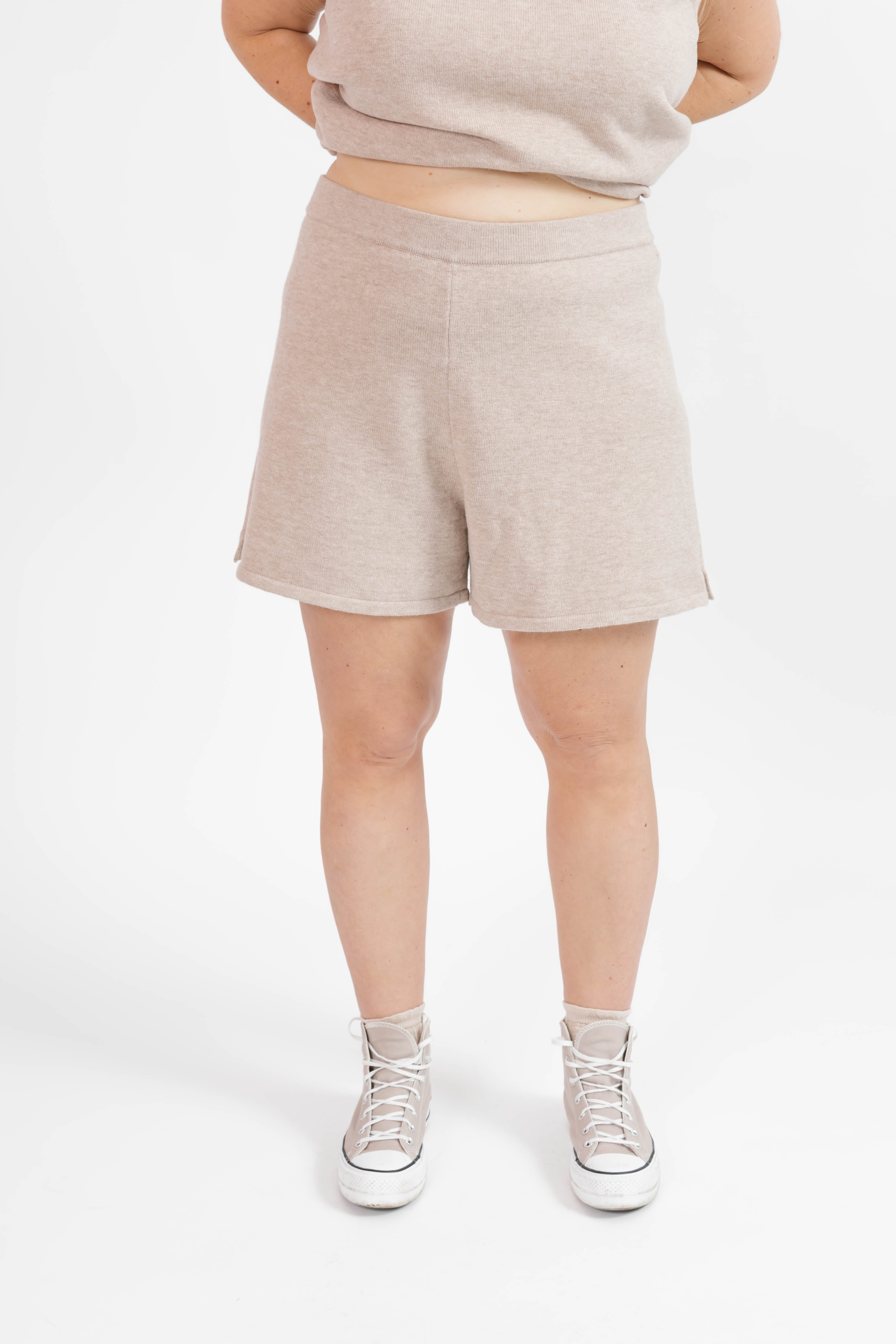 Knit Short in Oatmeal