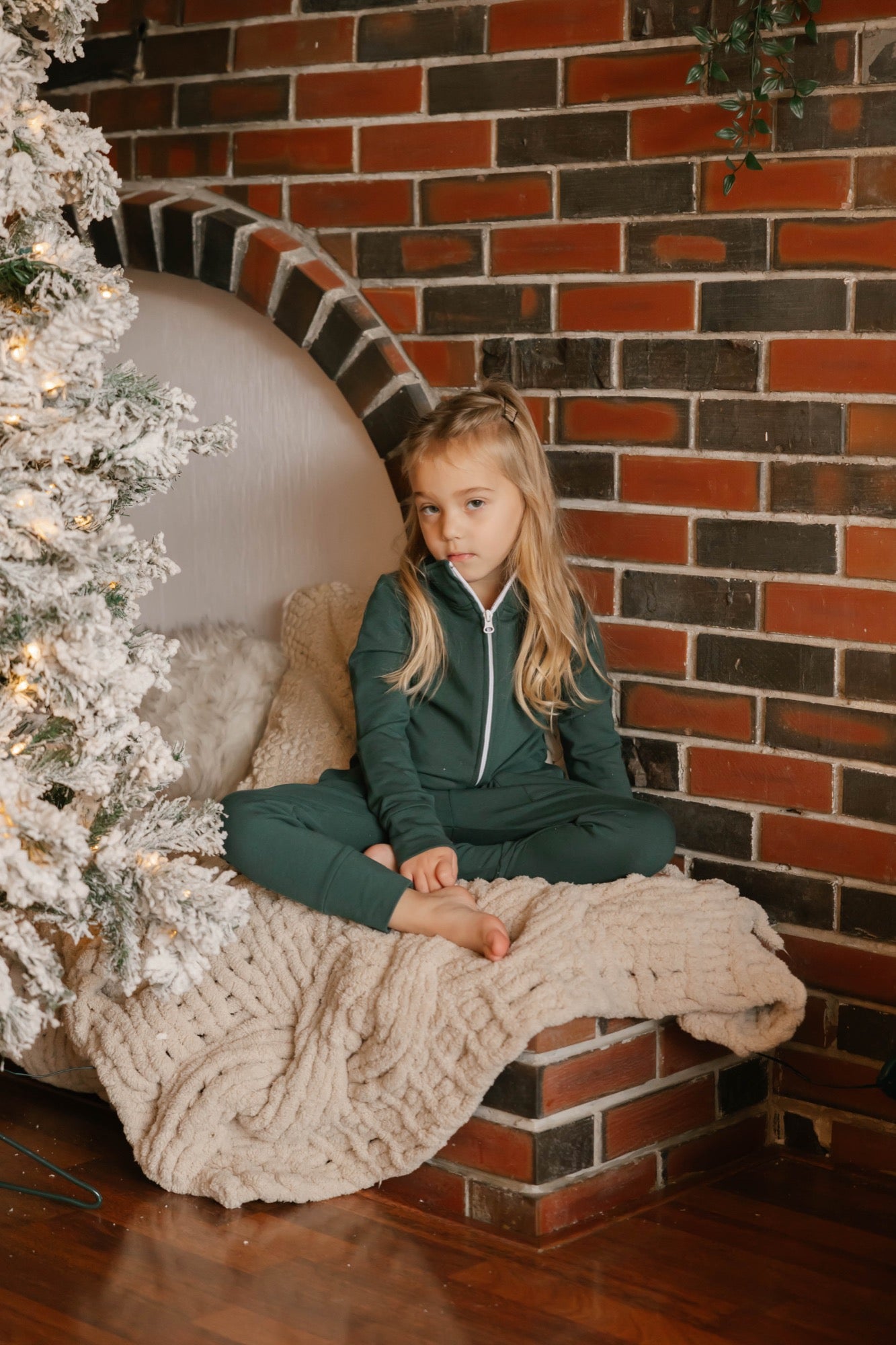 Kids Shay Romper in Okanagan Pine