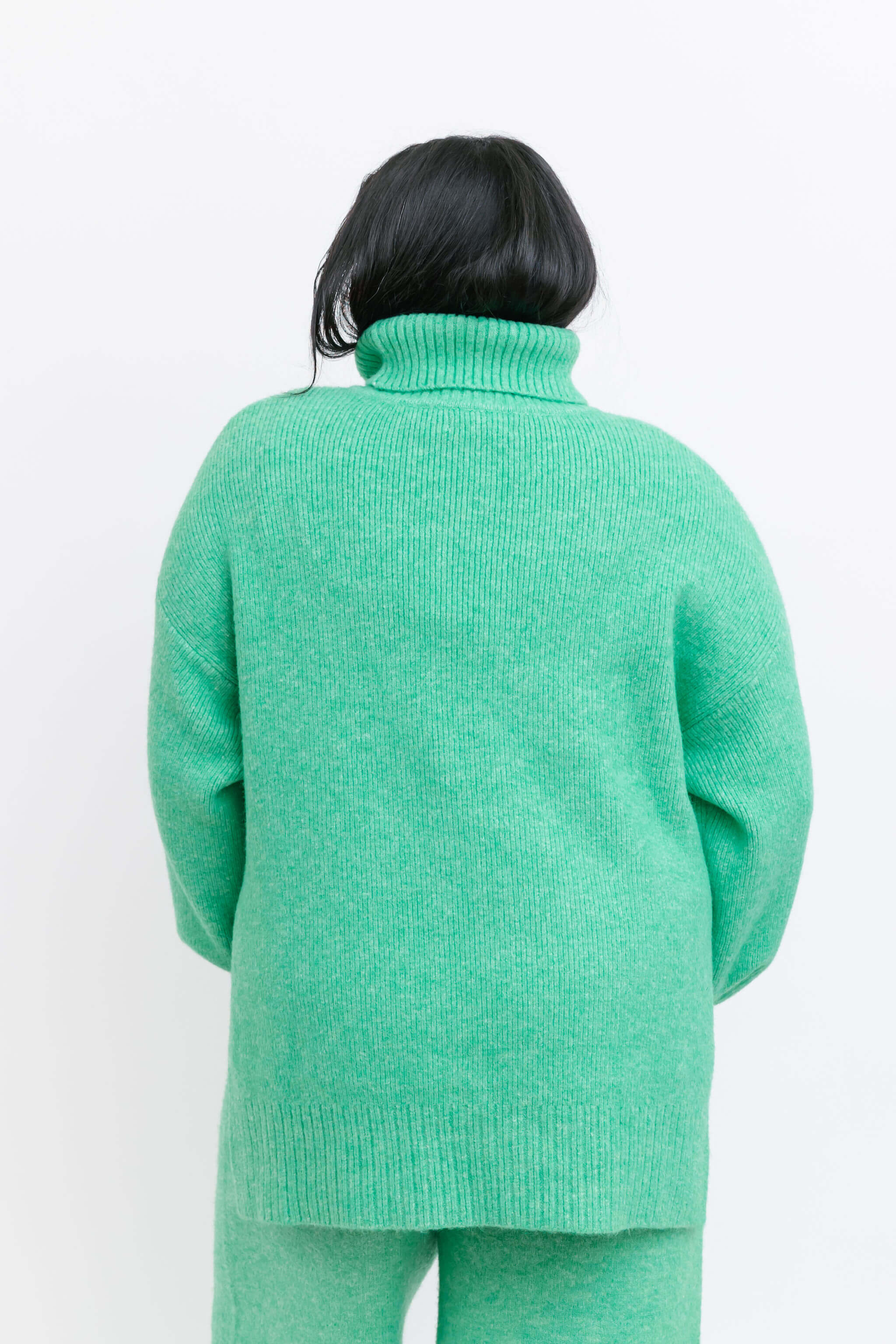Smash + Tess Loren Turtleneck Sweater in Emerald Green