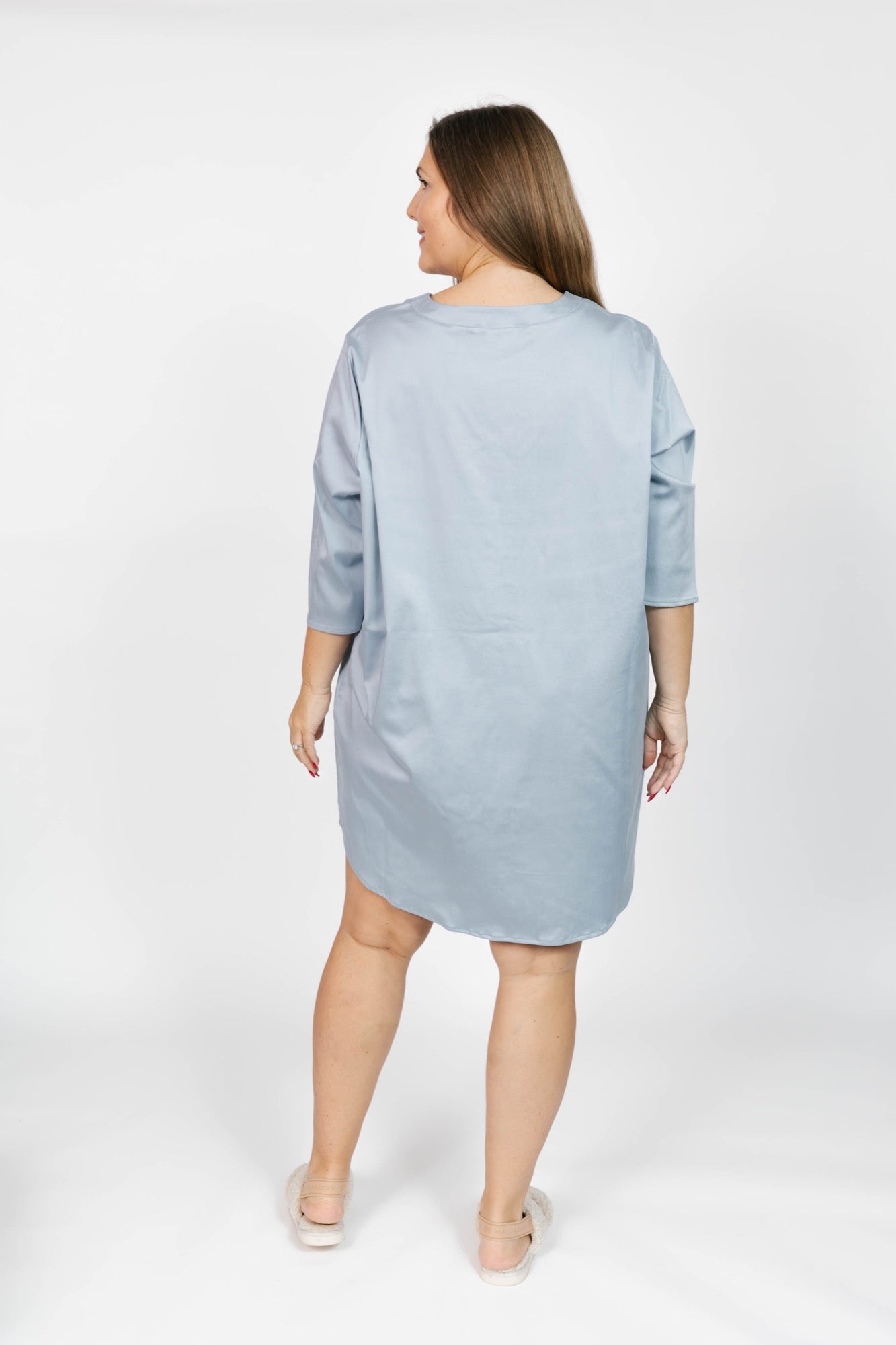 Melina Sleep Dress in Sky Blue