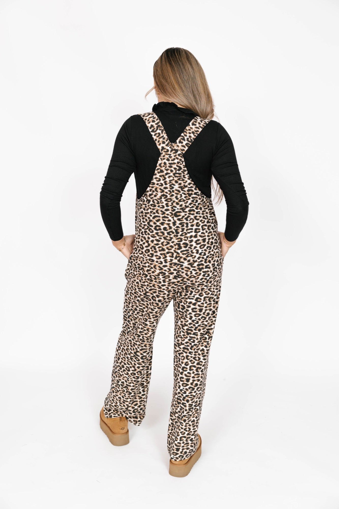 Mia Romperalls - Full Length - in Leopard