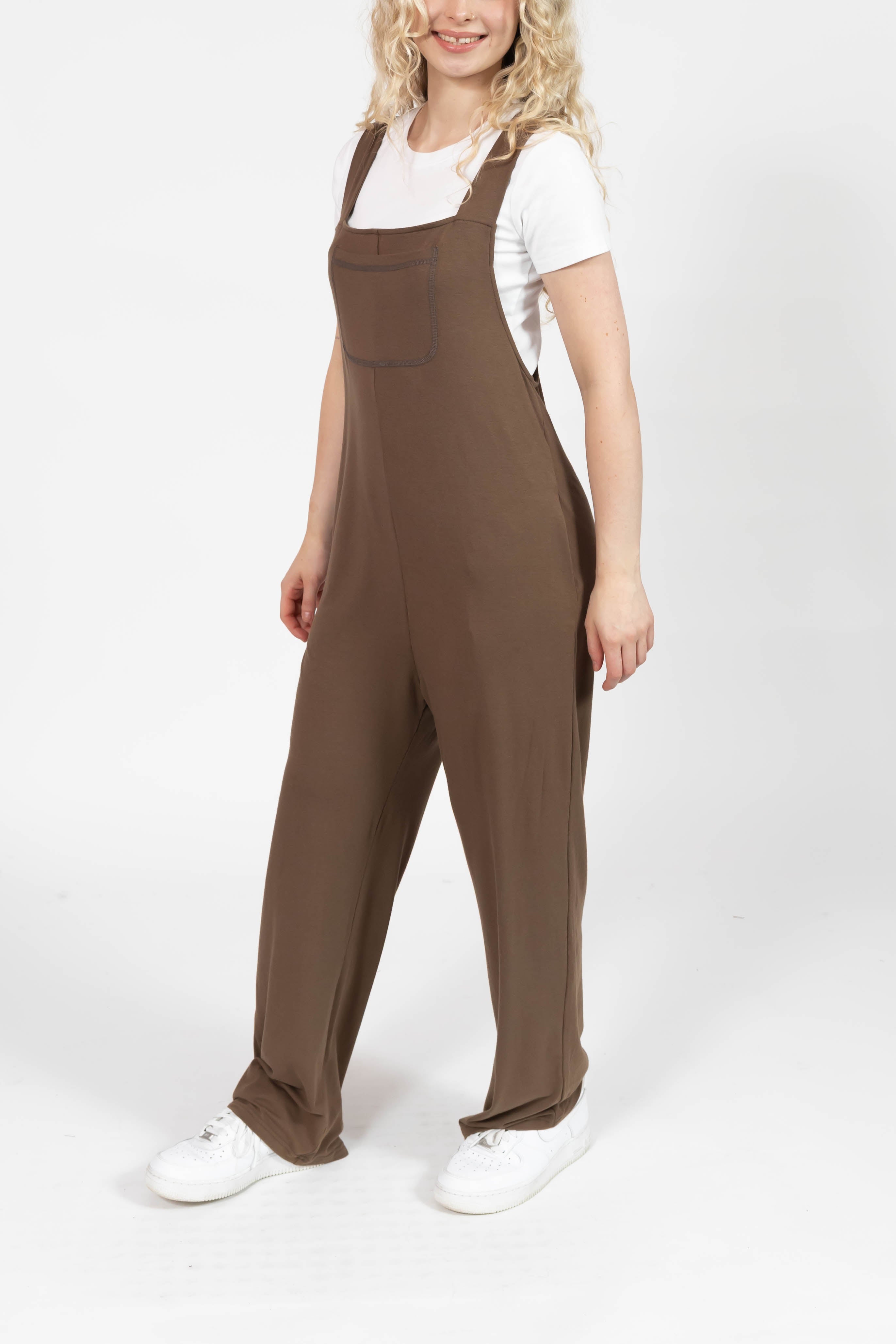 Mia Romperalls Full Length in Cappuccino