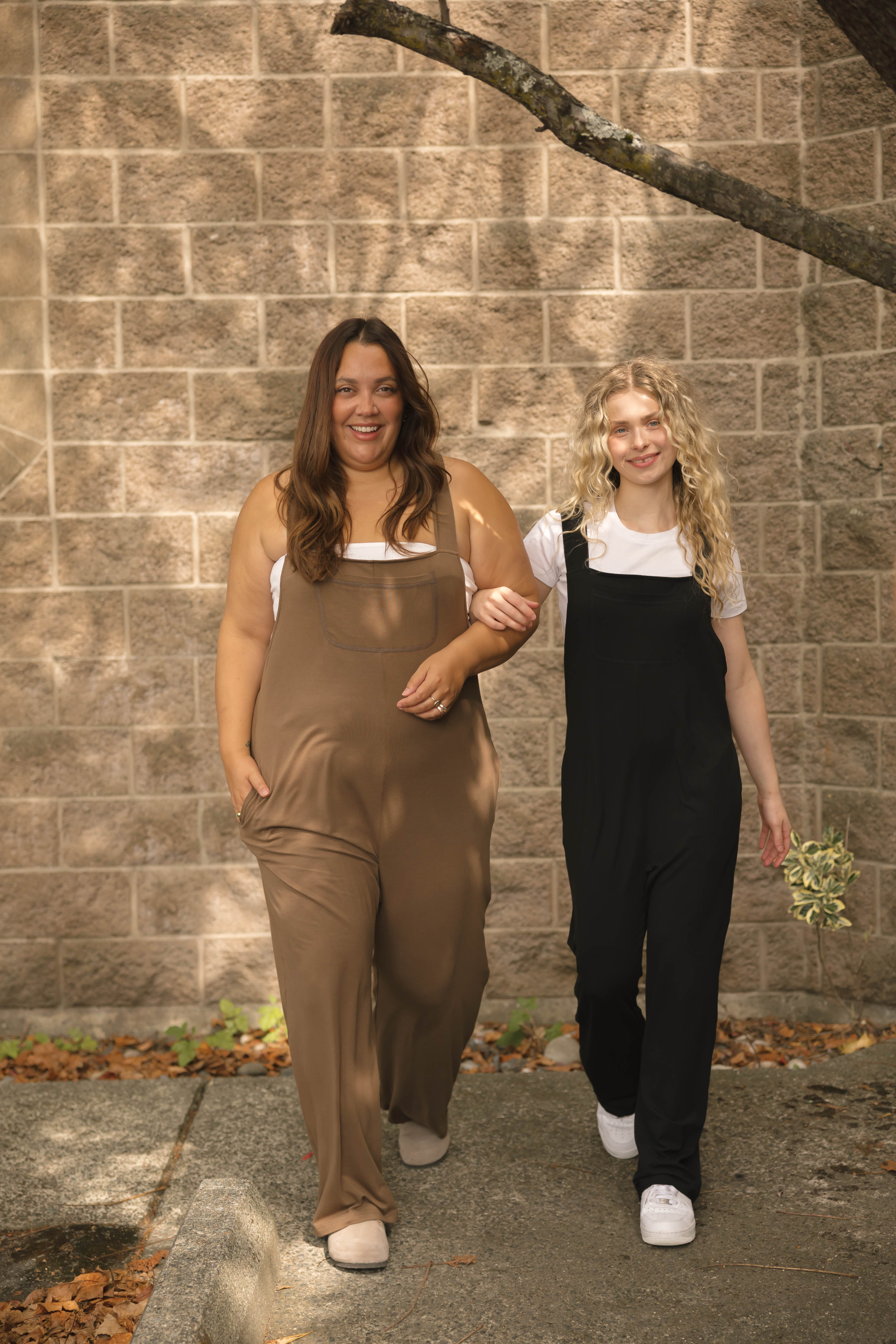 Mia Romperalls Full Length in Midnight Black