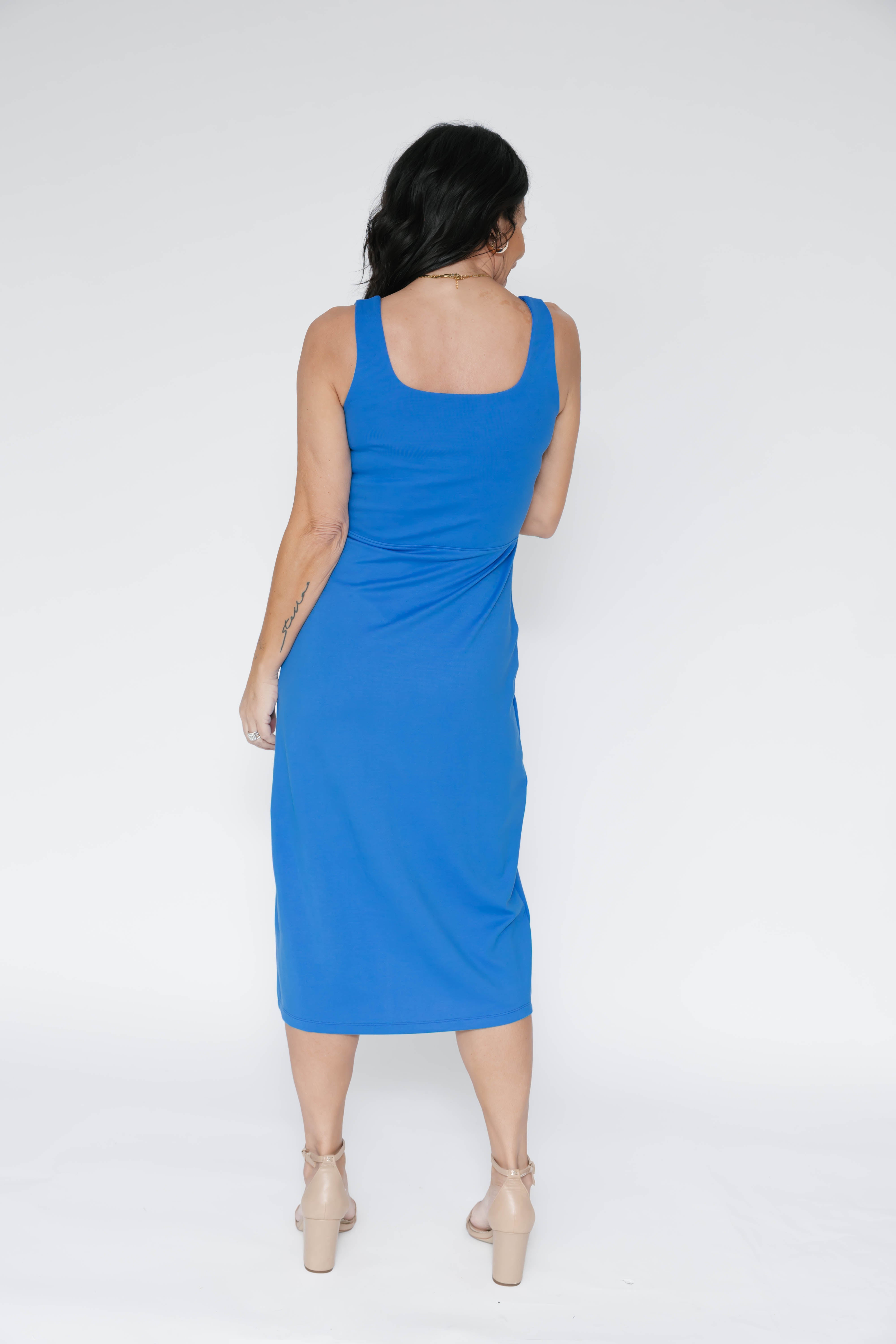 Microscuba Dress in Azure