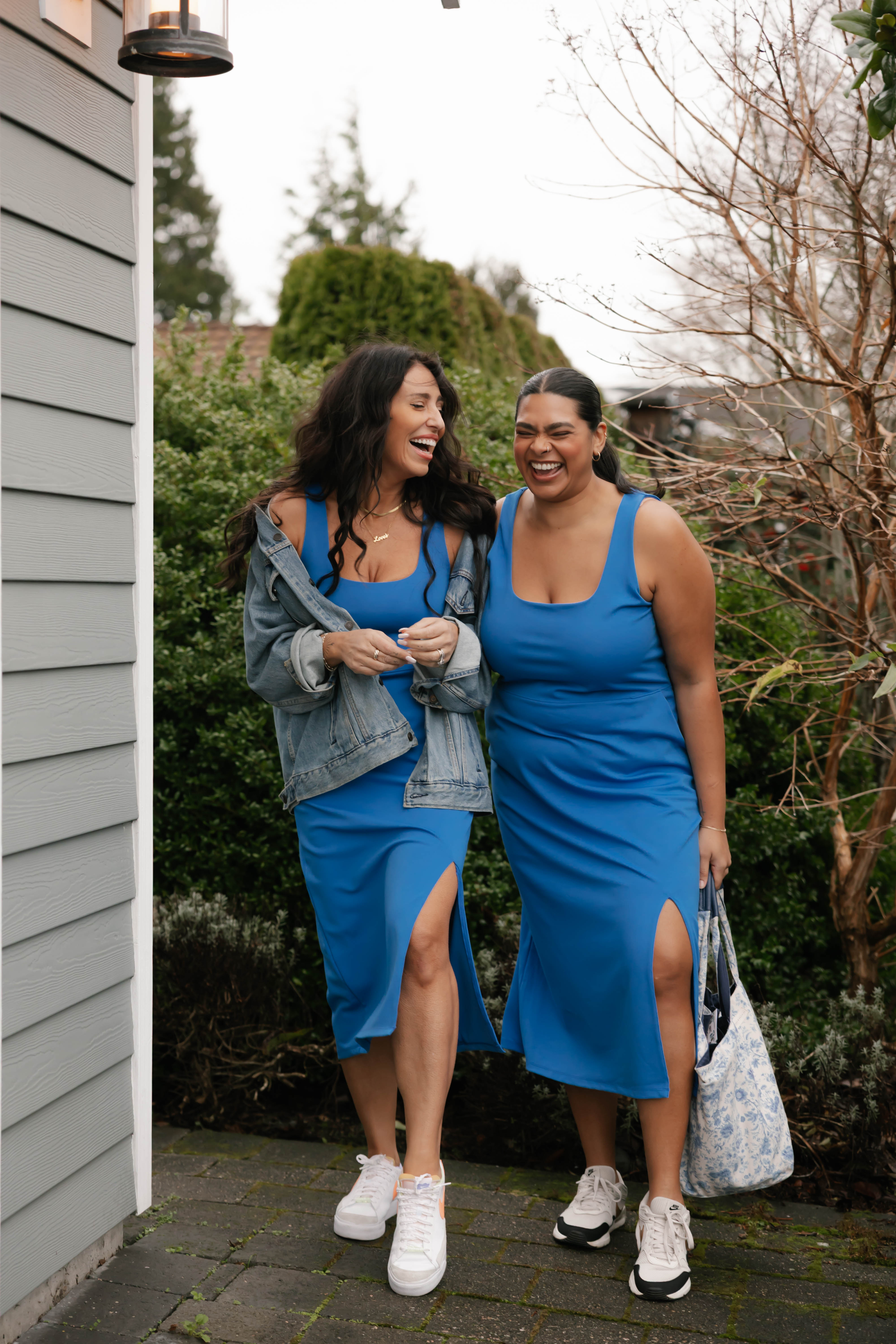 Microscuba Dress in Azure