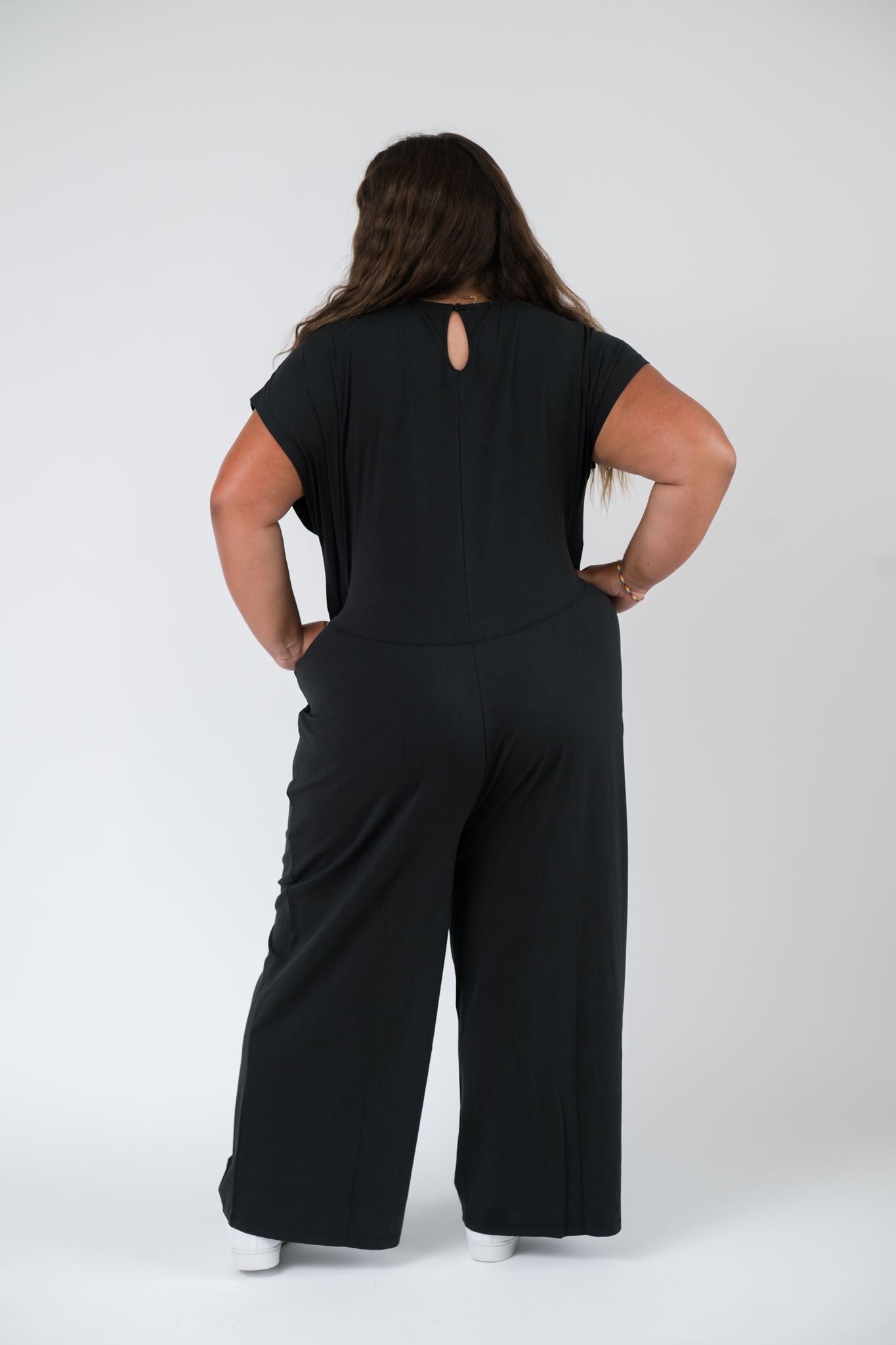 Nova Romper in Soft Black