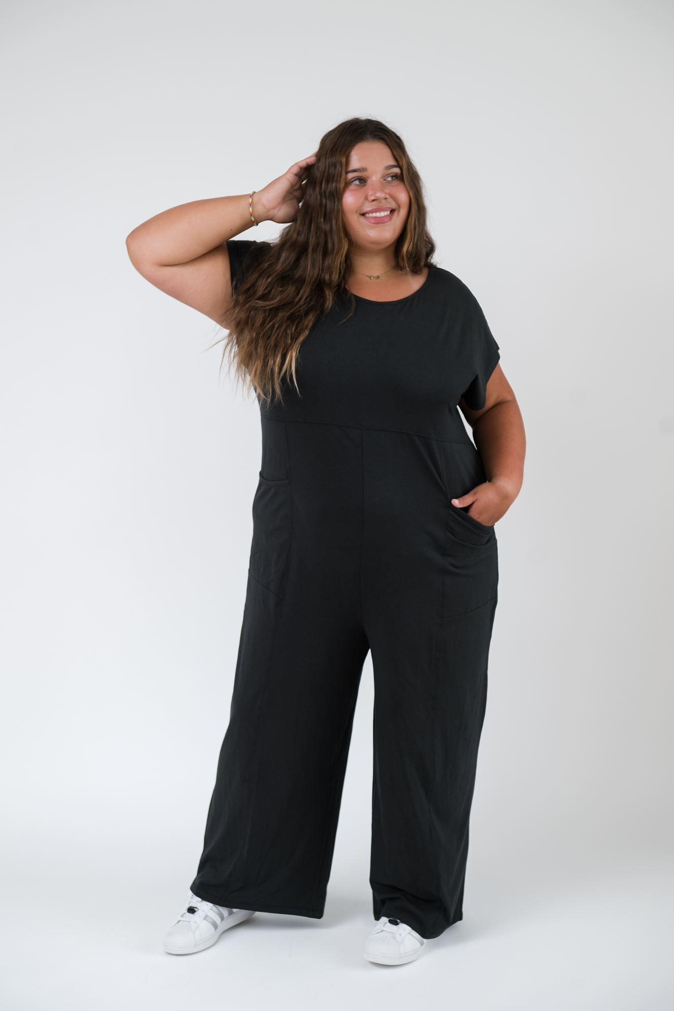 Nova Romper in Soft Black