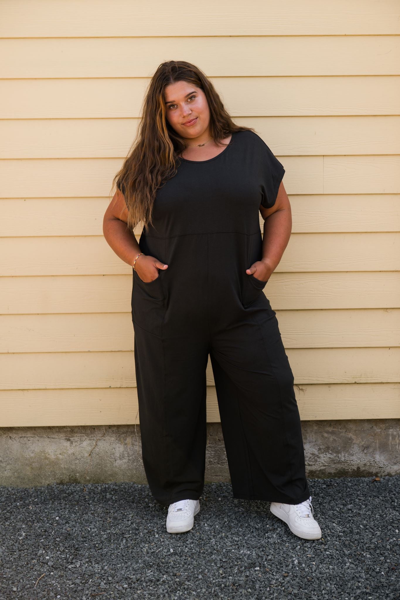Nova Romper in Soft Black