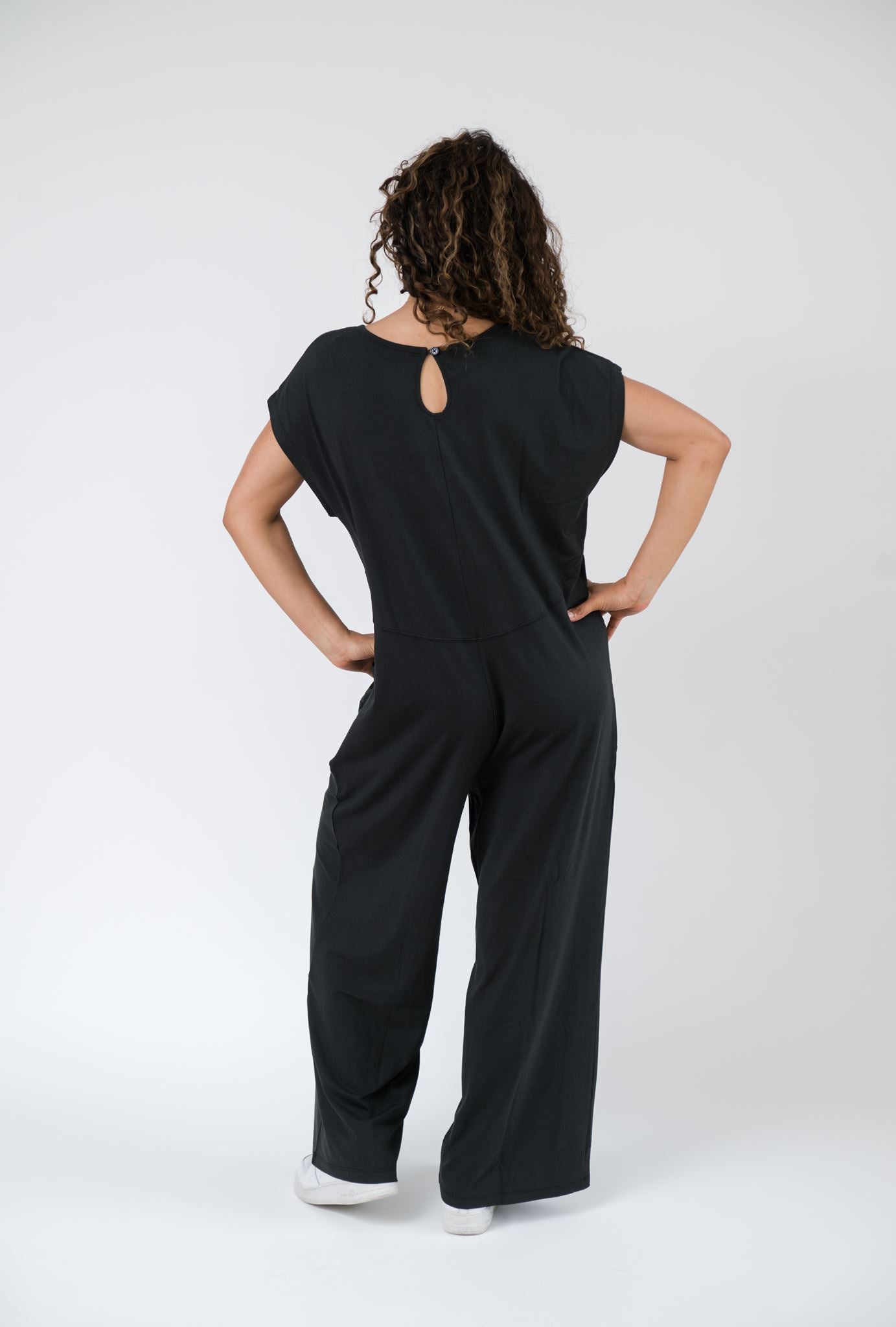 Nova Romper in Soft Black