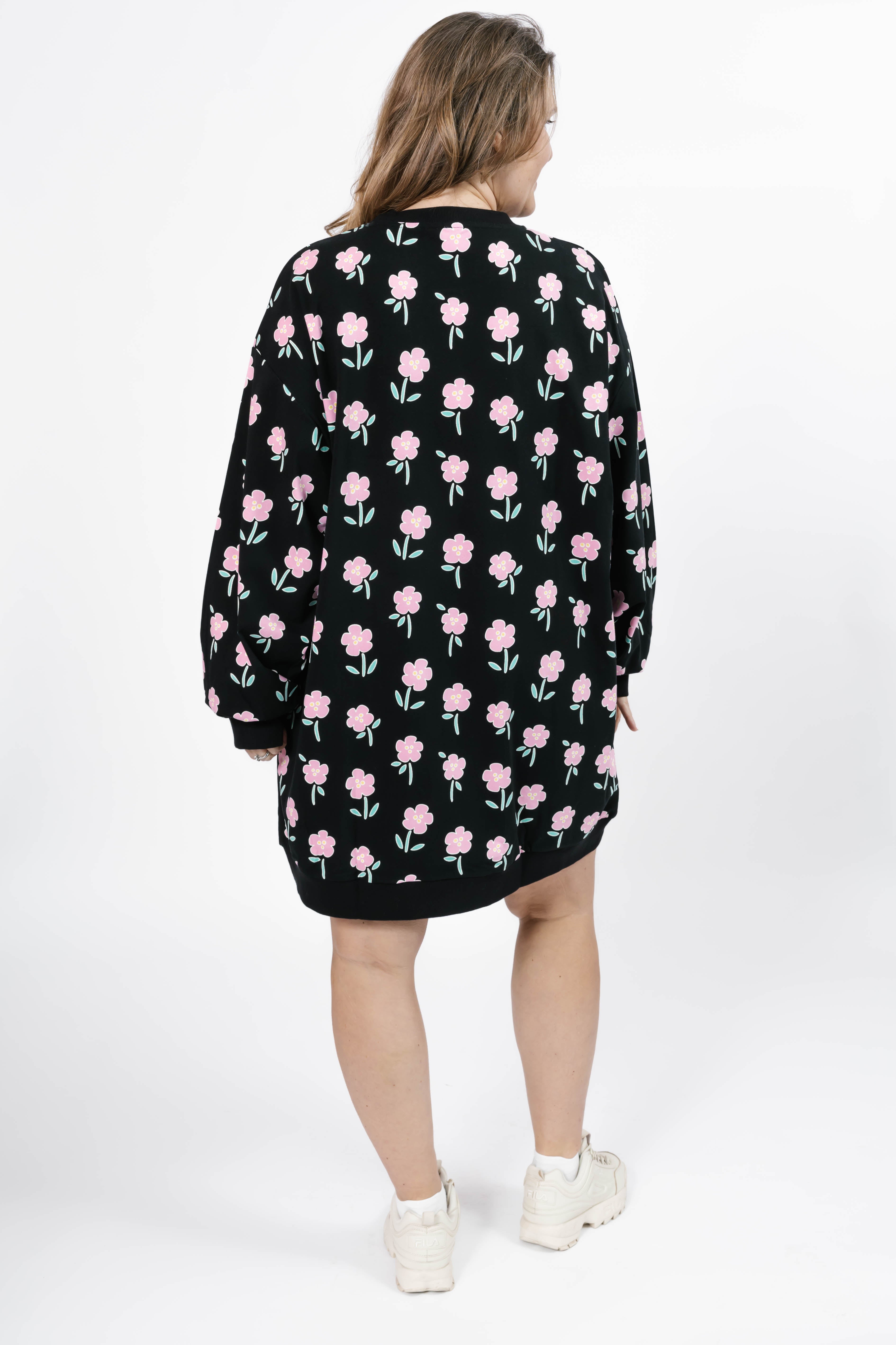 Fresh Floral Prospect Dress in Black Floral