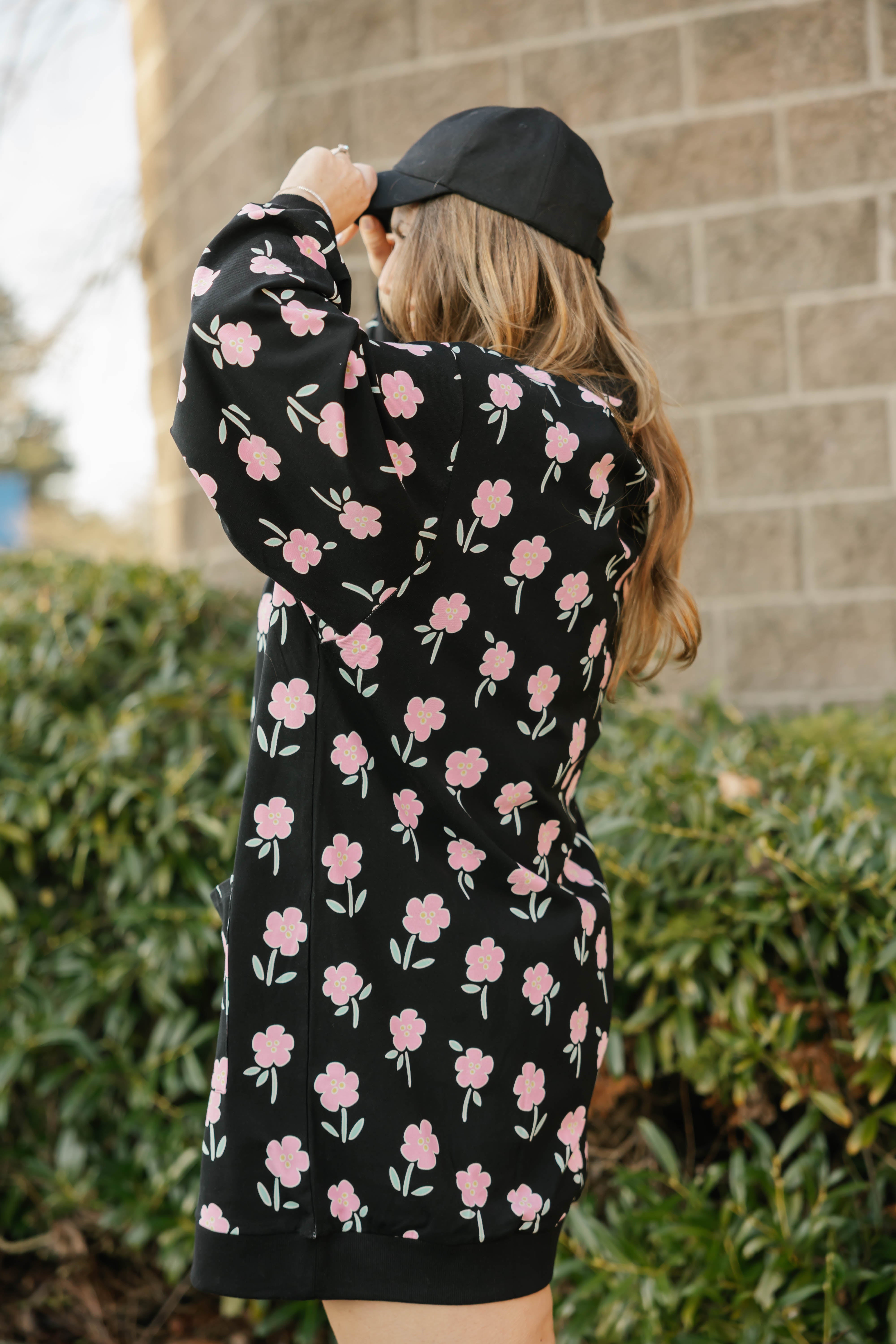 Fresh Floral Prospect Dress in Black Floral