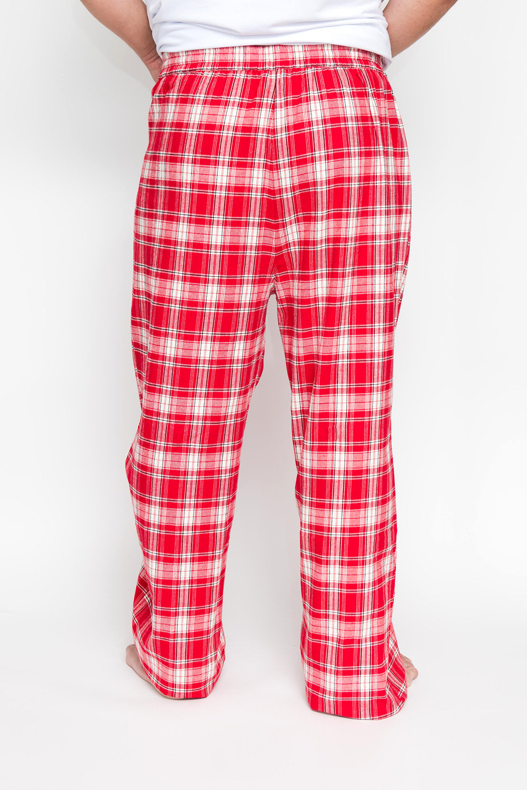 Remy Straight Leg Pant in Red Plaid