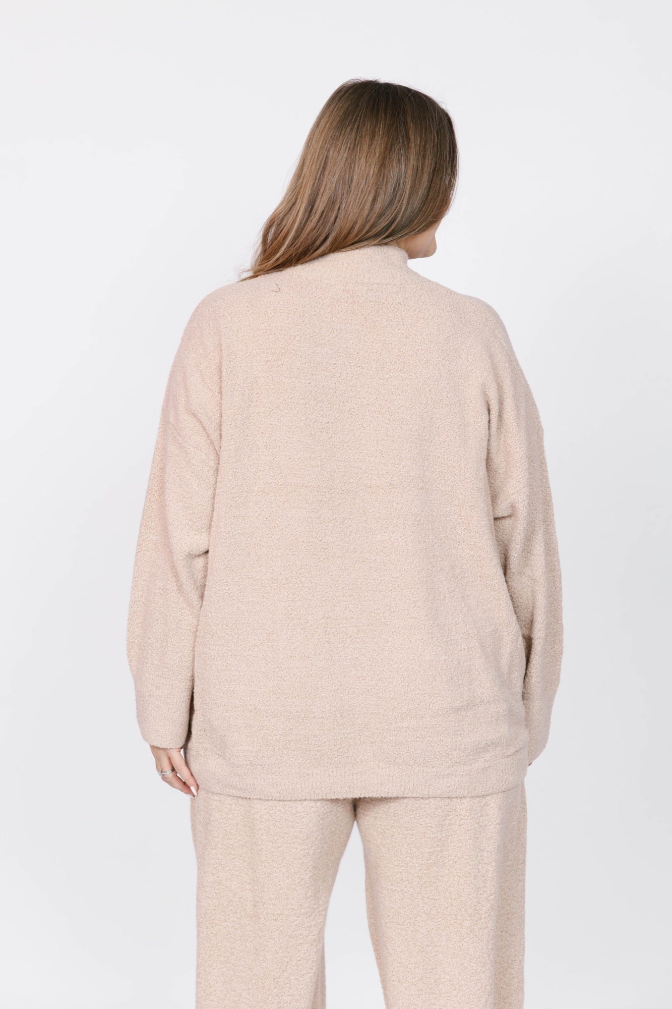 Soft Love Long Sweater in Light Brown