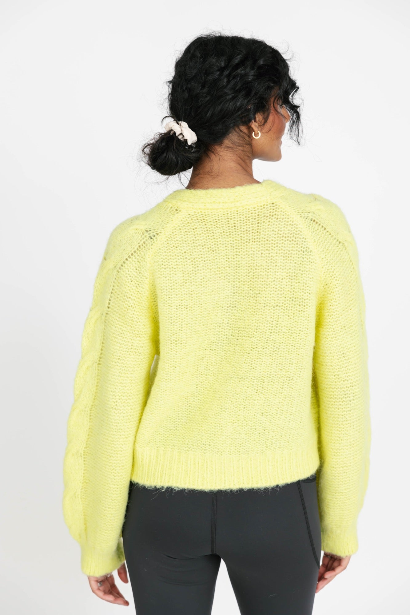 Stella Cardigan in Sunny Lime