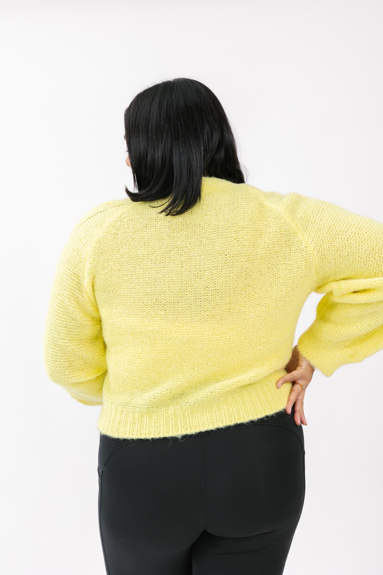 Stella Cardigan in Sunny Lime