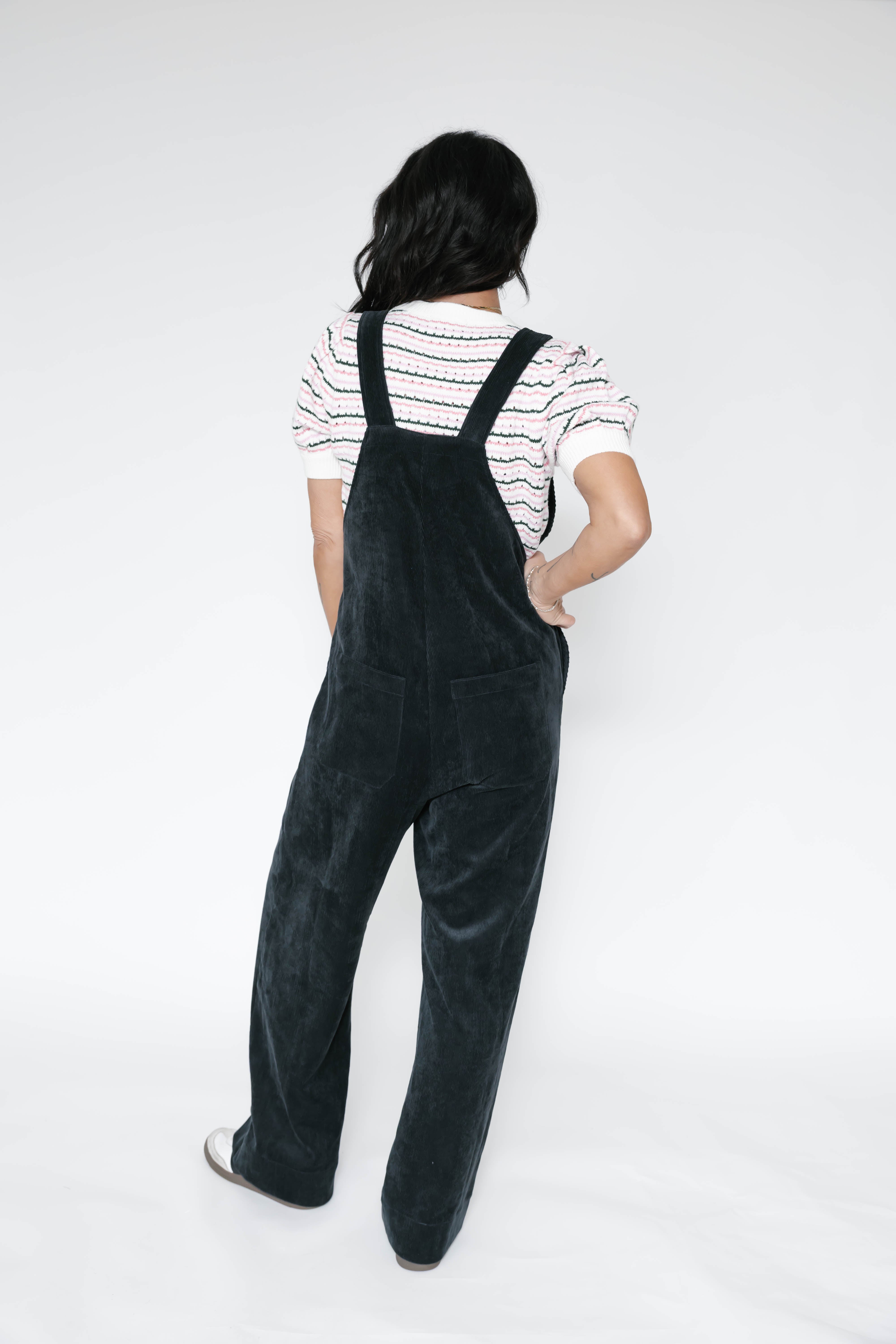 Stevie Cord Overall in Jet Black