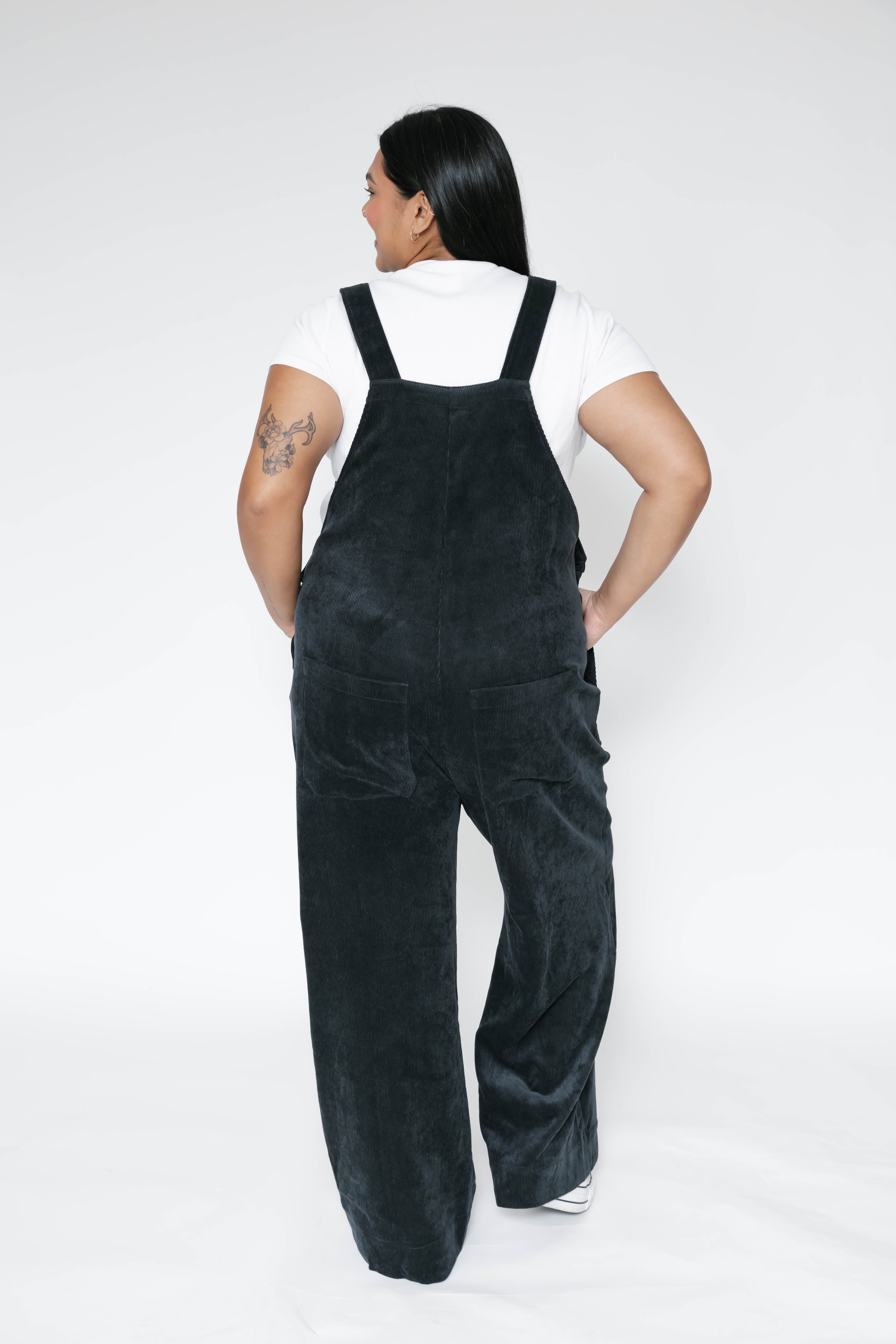 Stevie Cord Overall in Jet Black