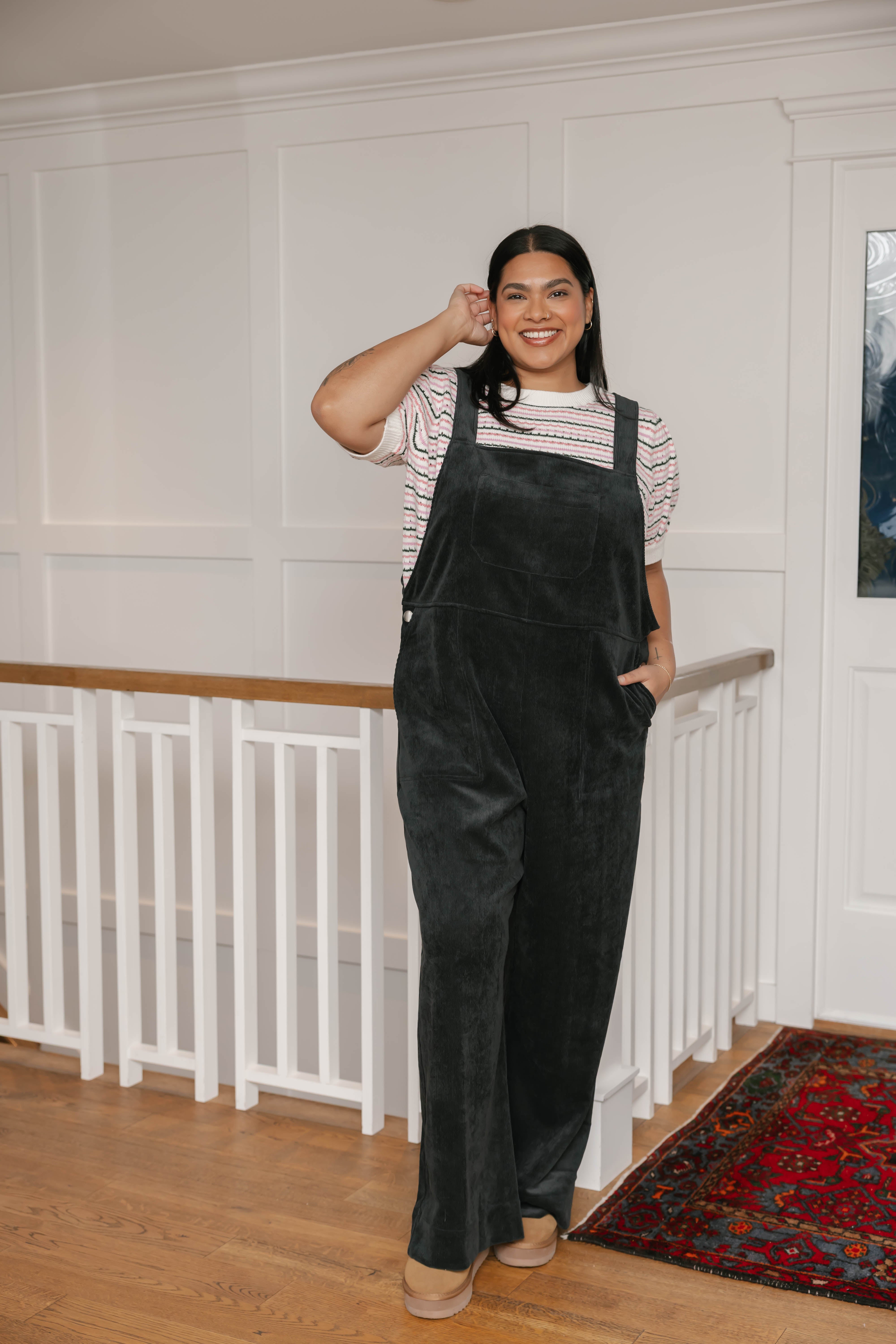 Stevie Cord Overall in Jet Black