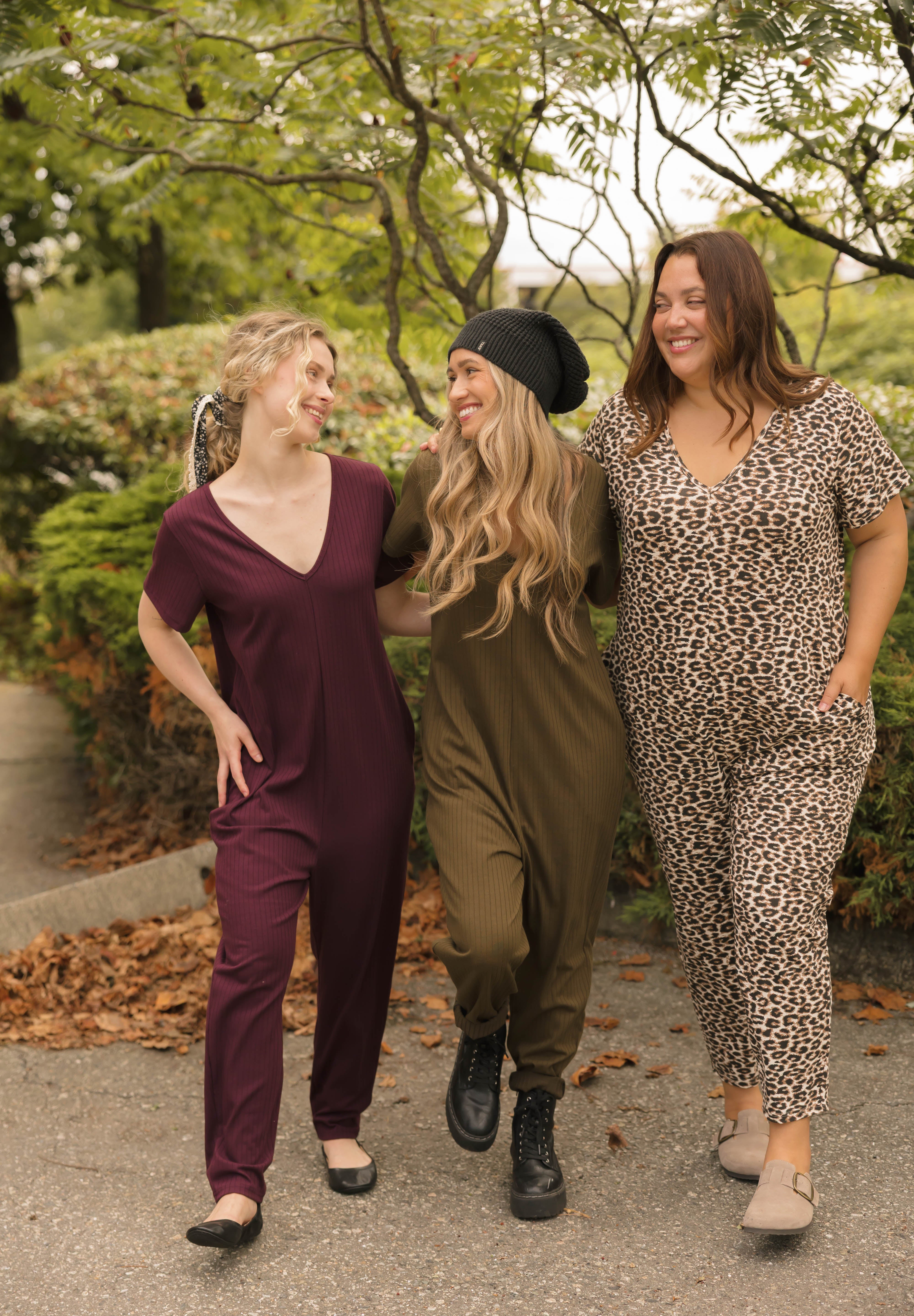 Sunday Ribbed Romper in Mulberry