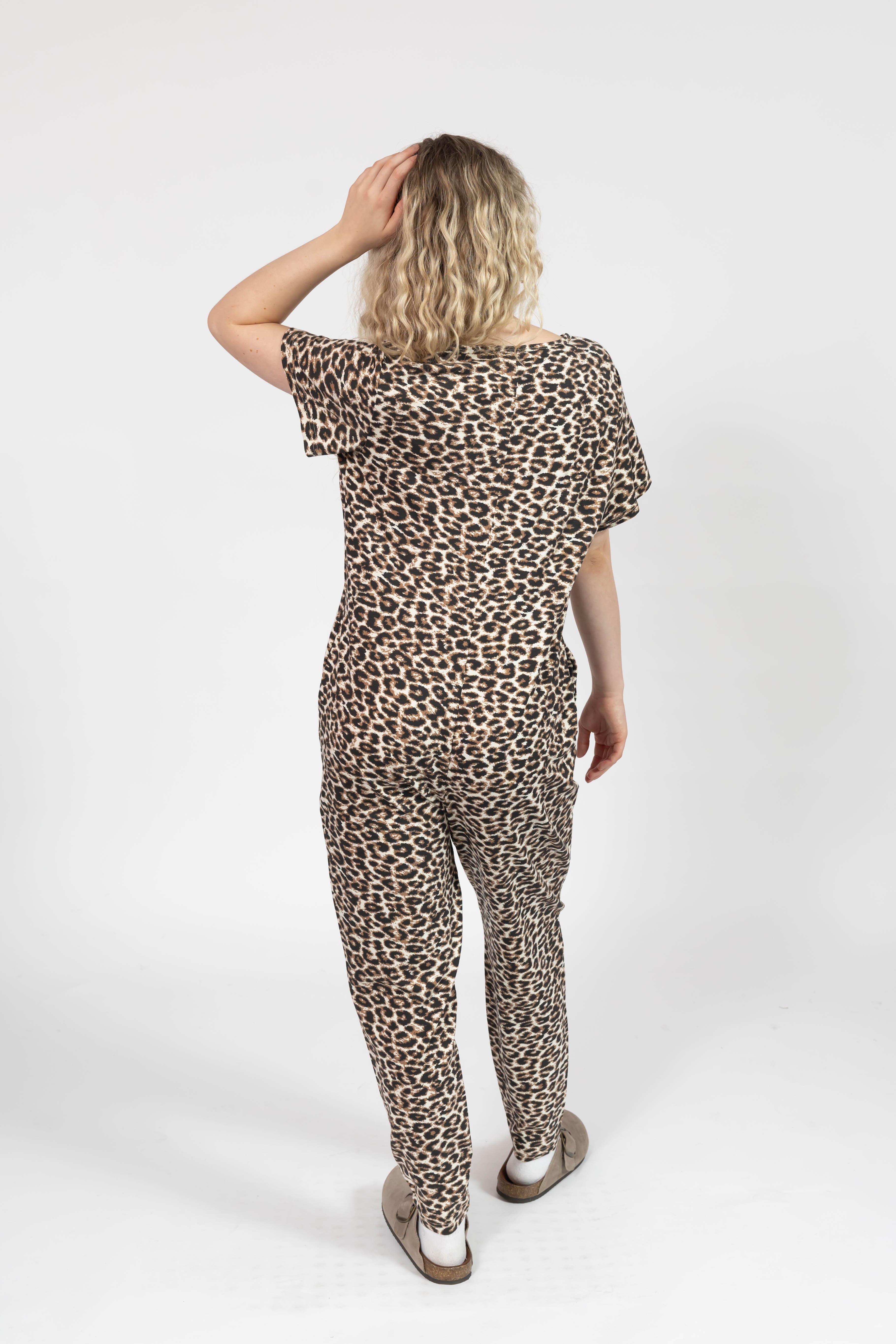 Sunday Romper in Leopard