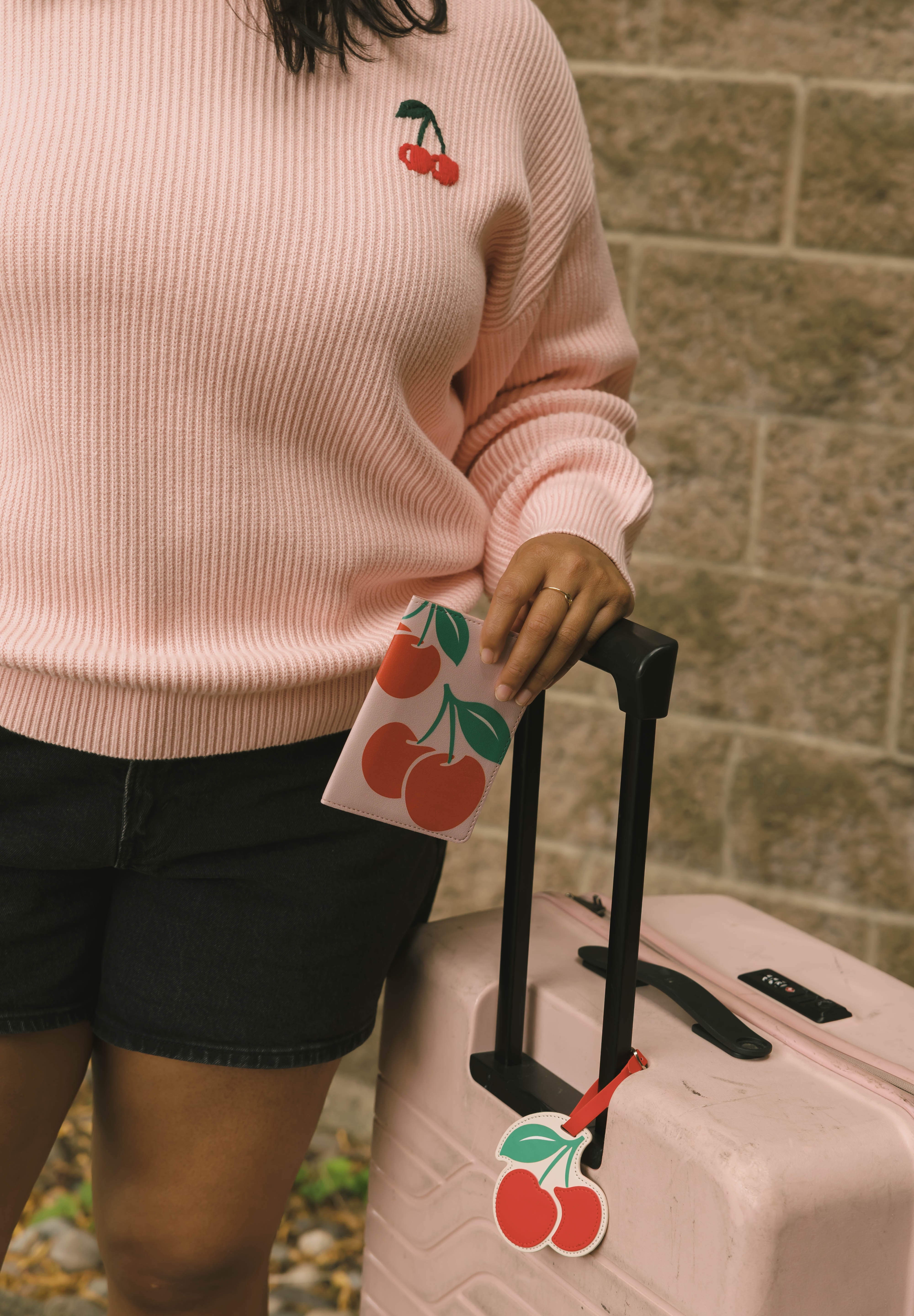 Cherry Luggage Tag