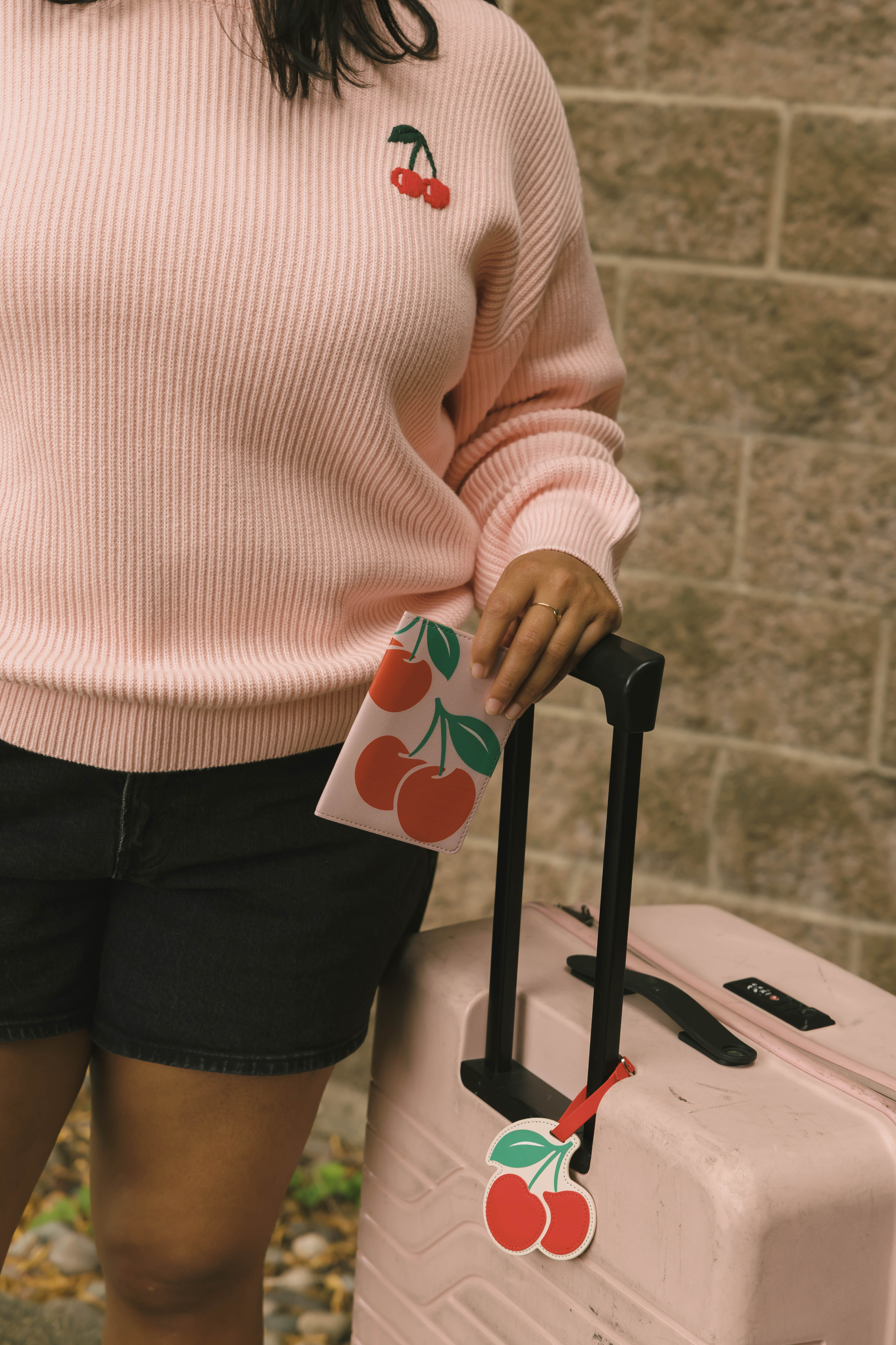 Cherry Luggage Tag