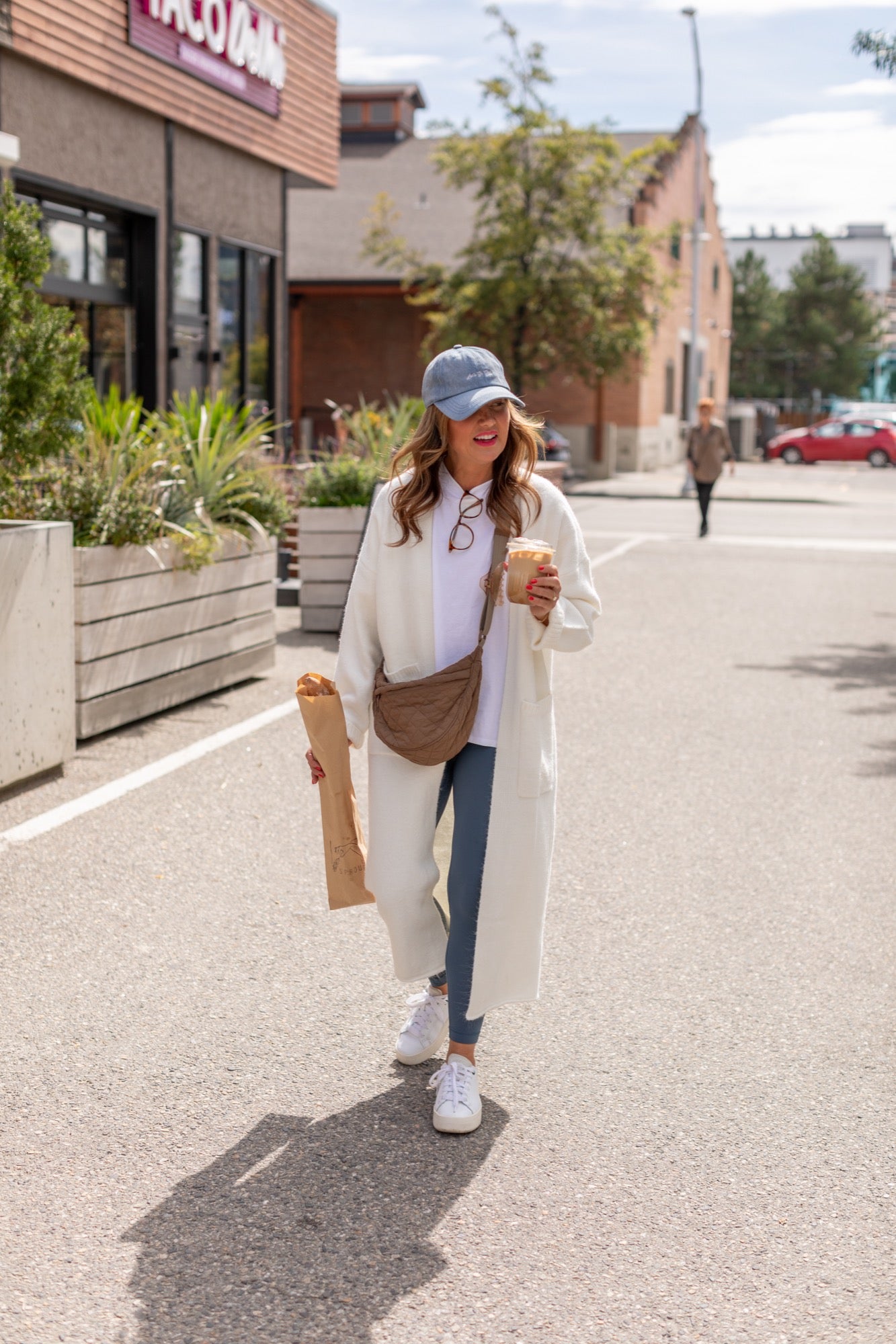 Sweater Weather Long Cardigan in Ivory