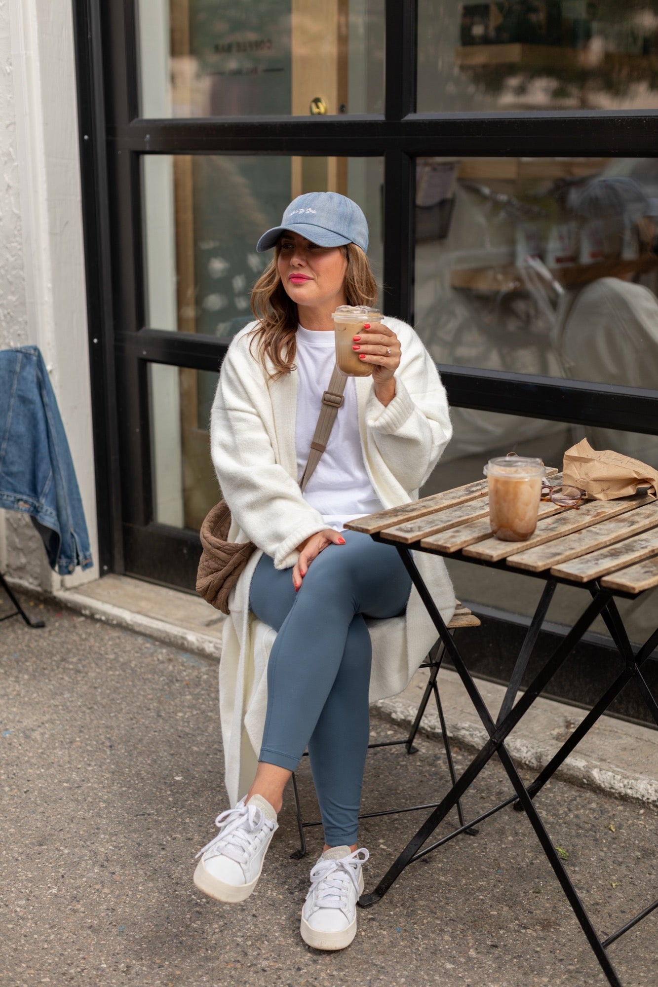 Sweater Weather Long Cardigan in Ivory