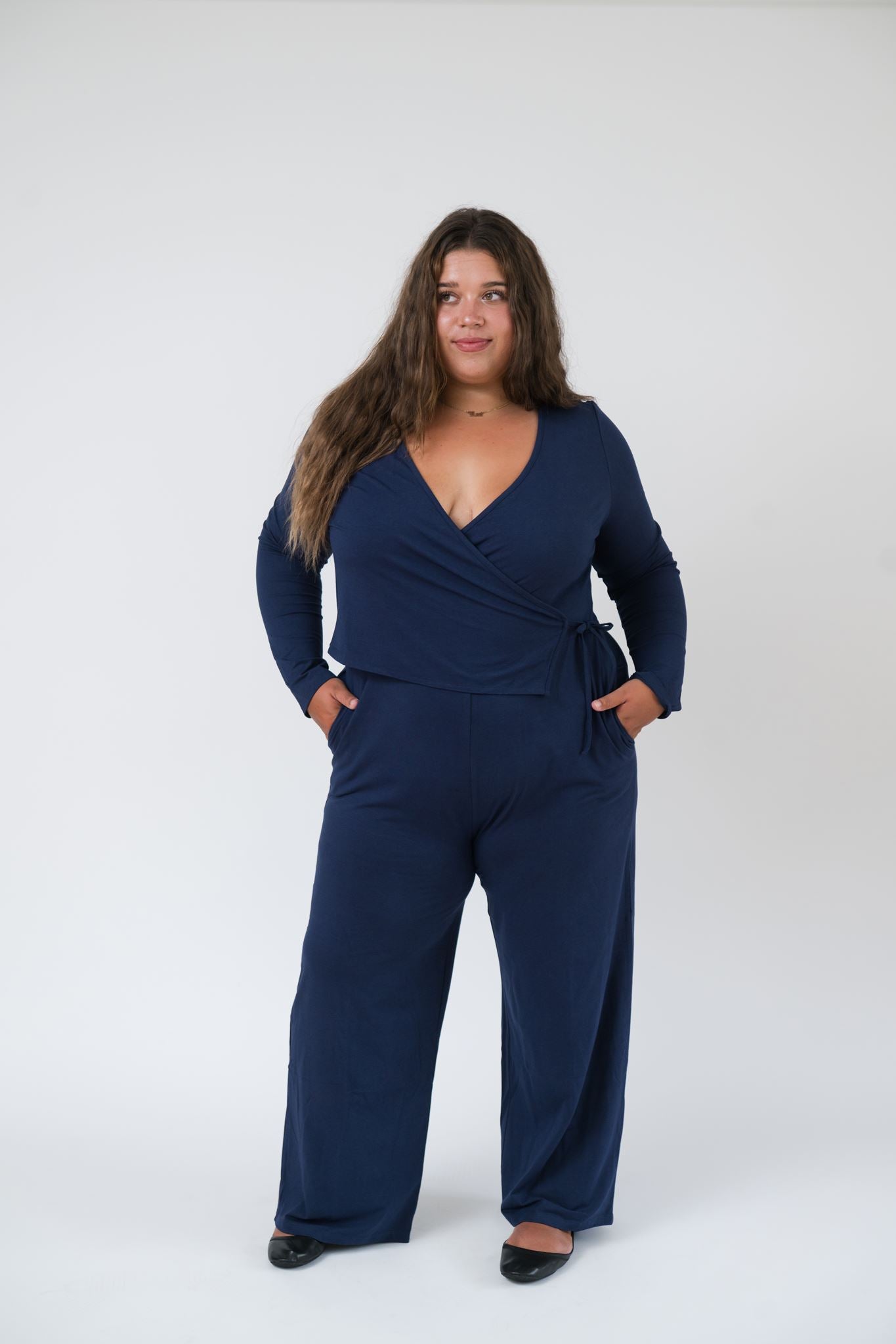 Ballerina Romper in Deep Navy