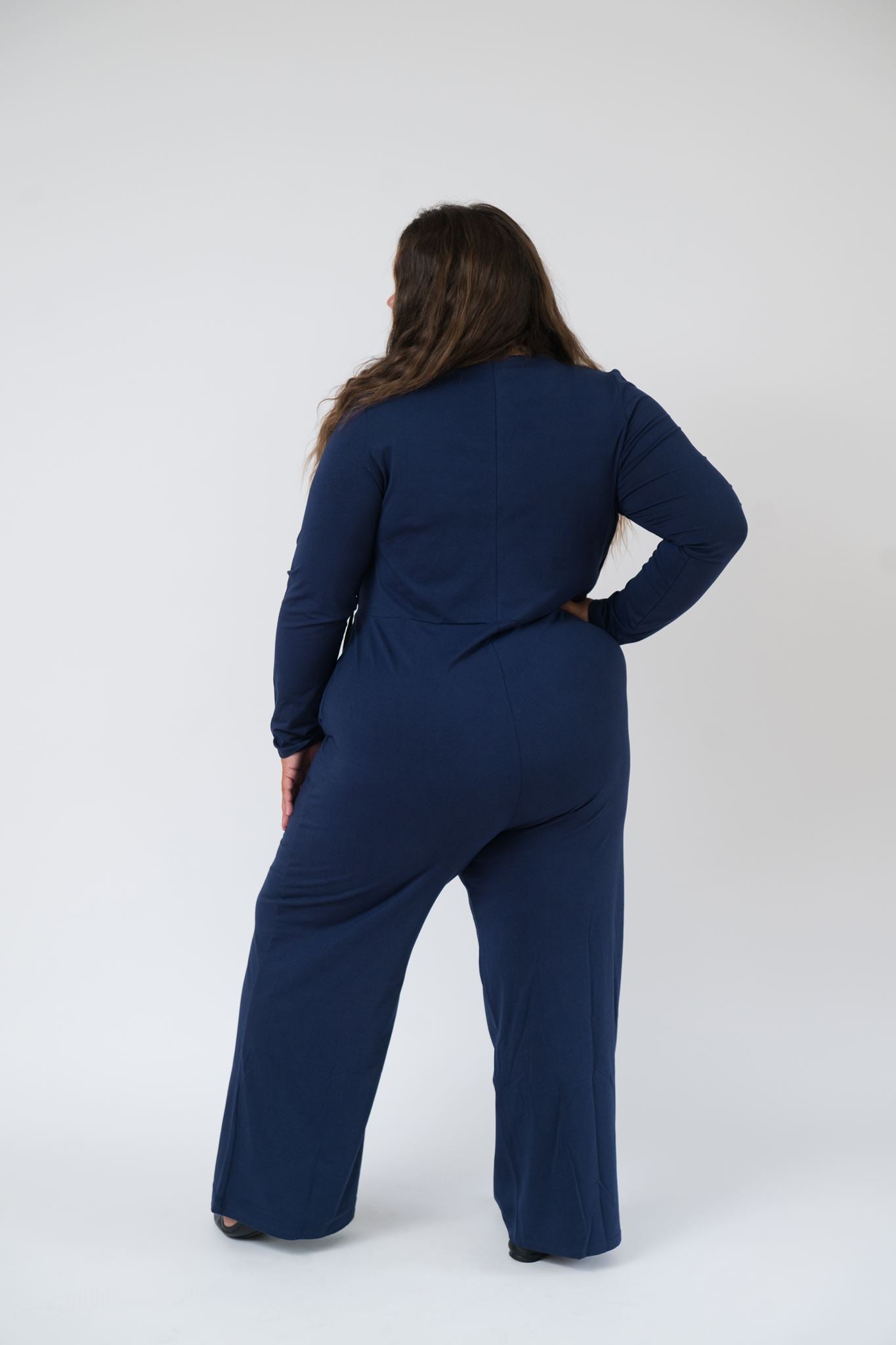 Ballerina Romper in Deep Navy