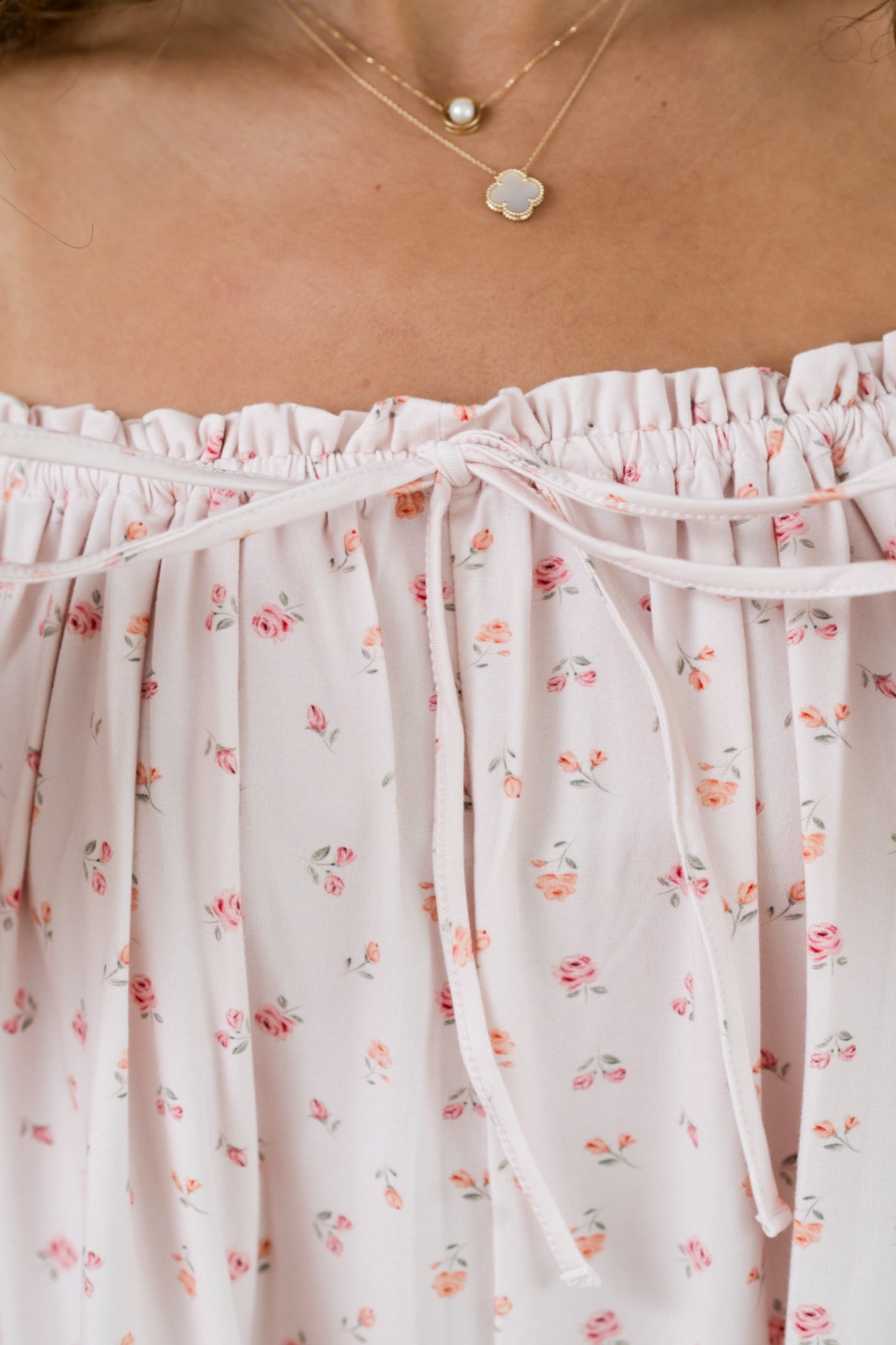 Babydoll Romper in Pink Floral