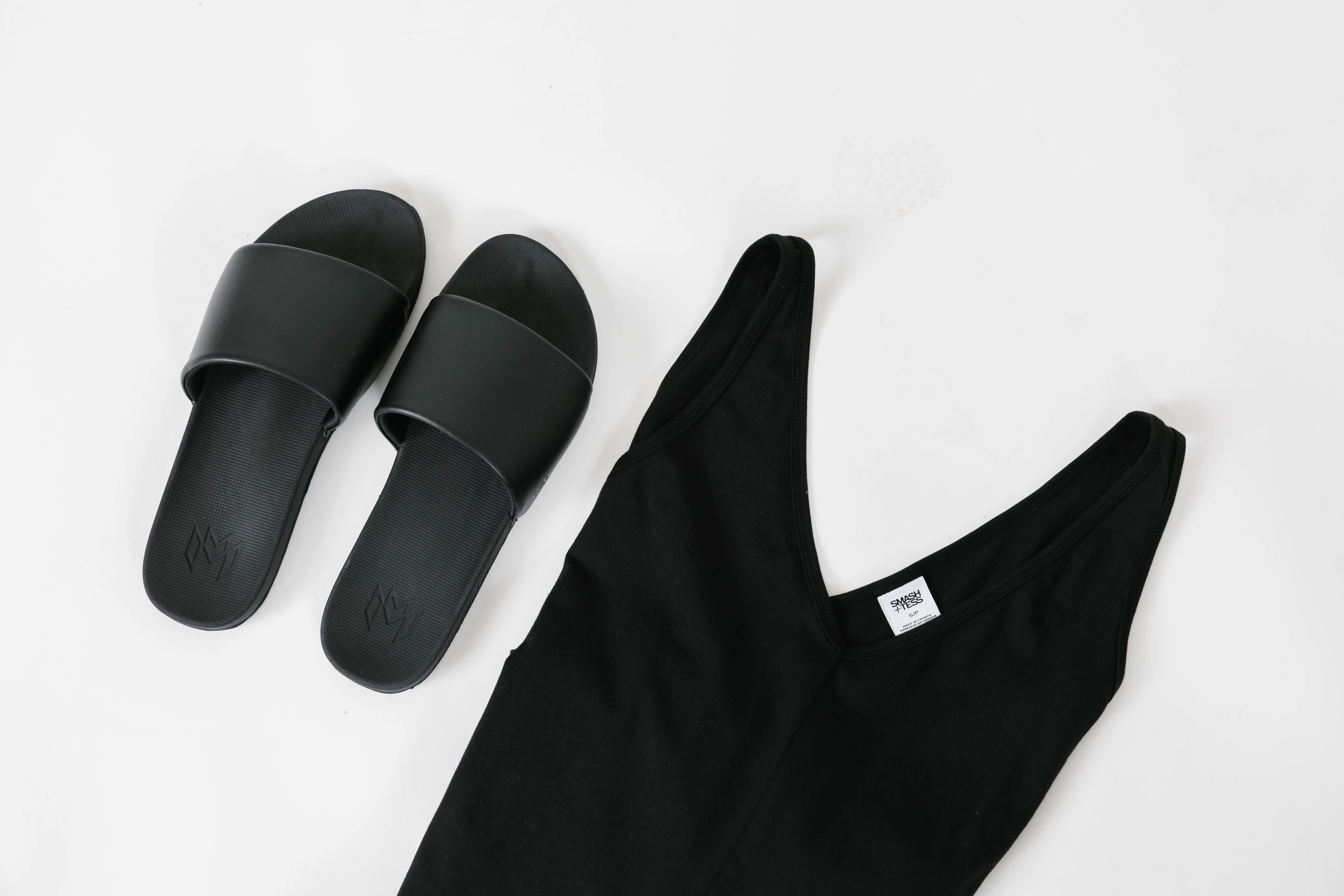 Slide Into Spring Break Pack: Slaya Black Sandal + Mystery Romper
