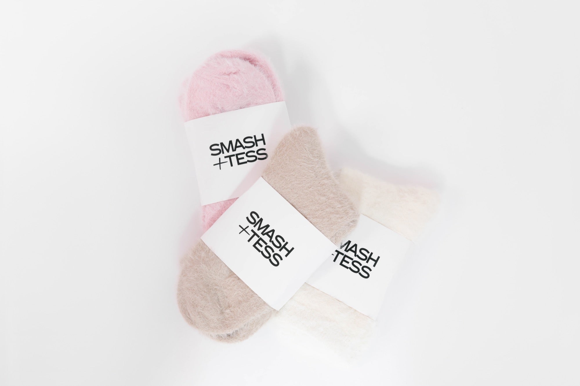 S+T Fuzzy Heart Socks - 3 Pack