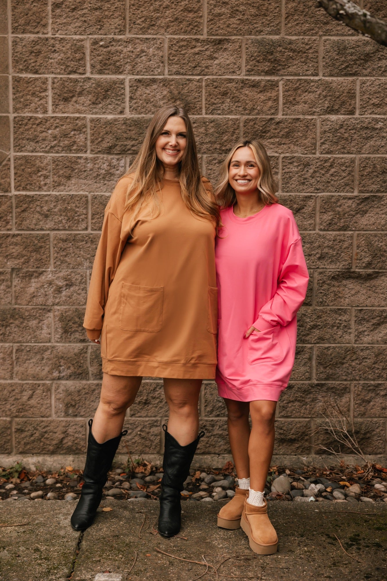 Prospect Mini Dress in Ginger Pink