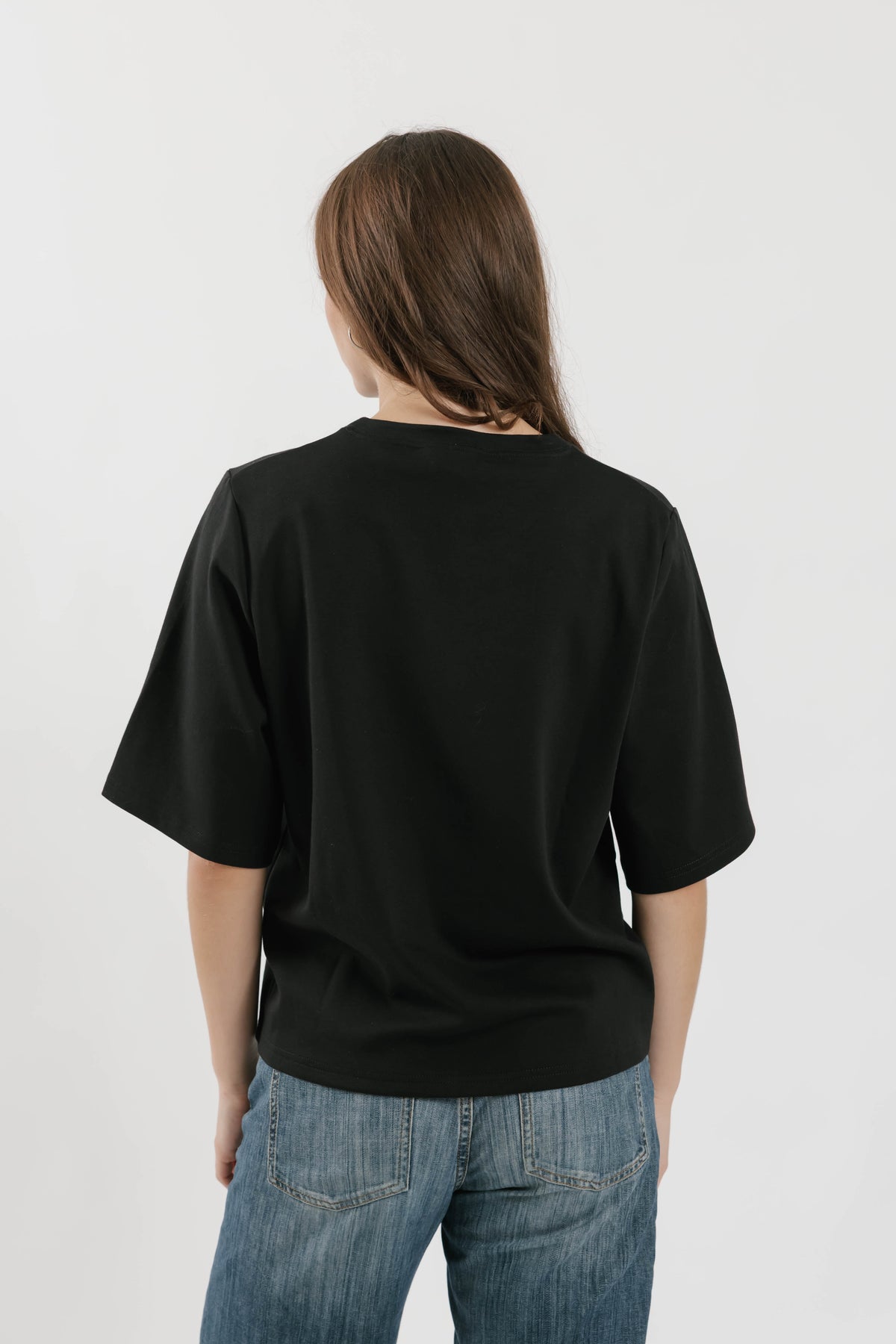 Ellie Microscuba T-Shirt in Midnight Black