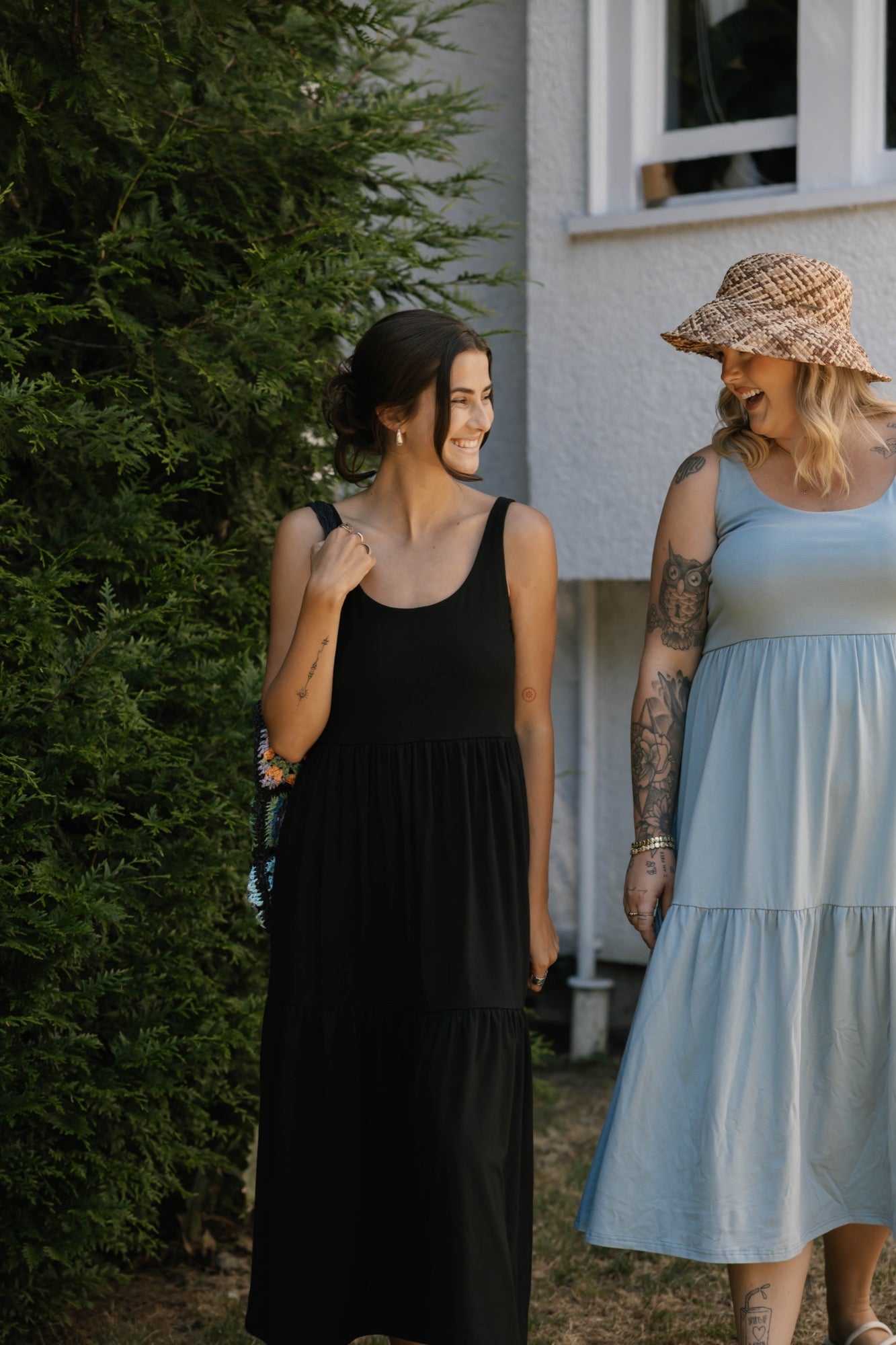 Lake Maxi Dress in Midnight Black