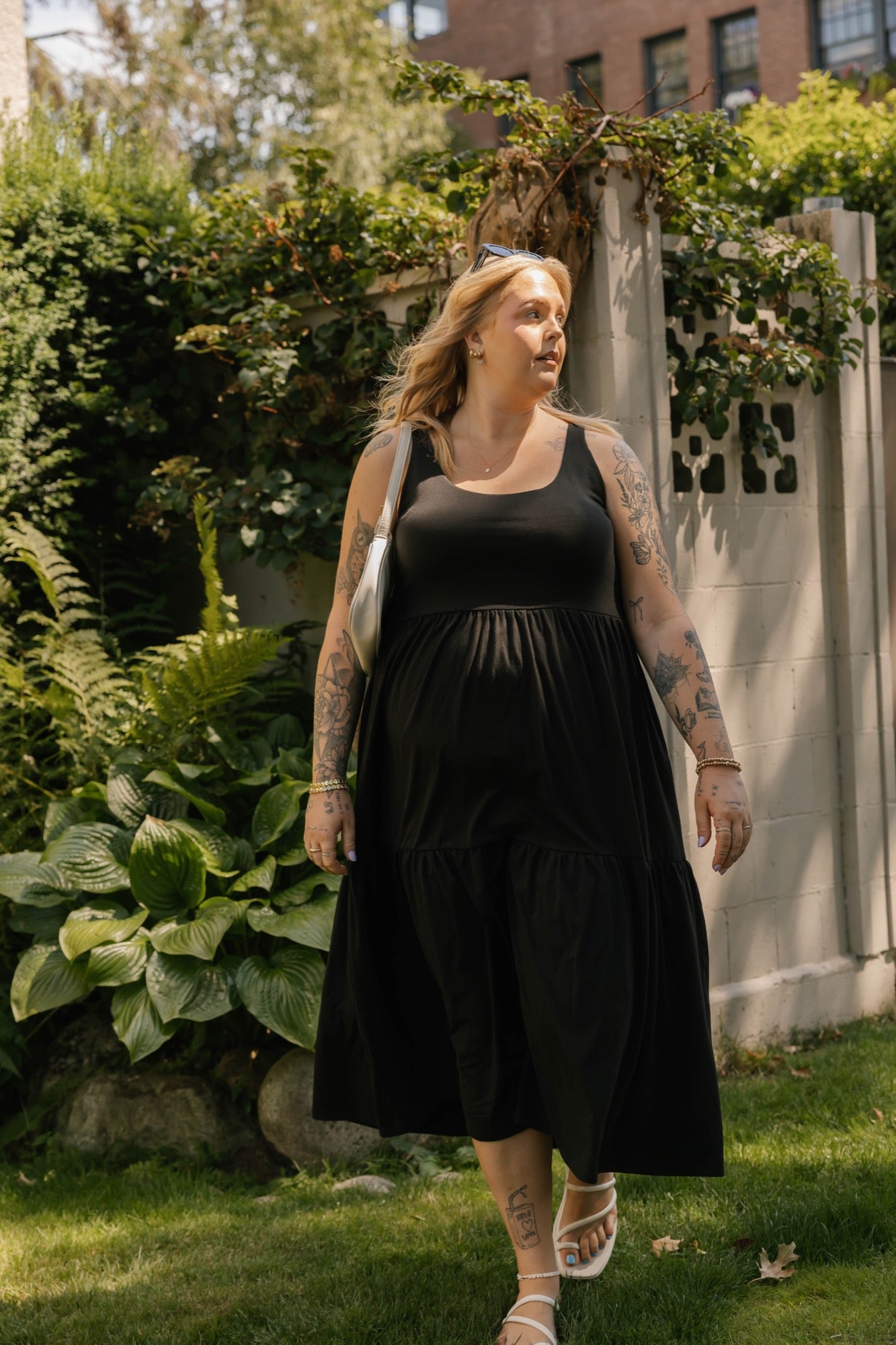 Lake Maxi Dress in Midnight Black