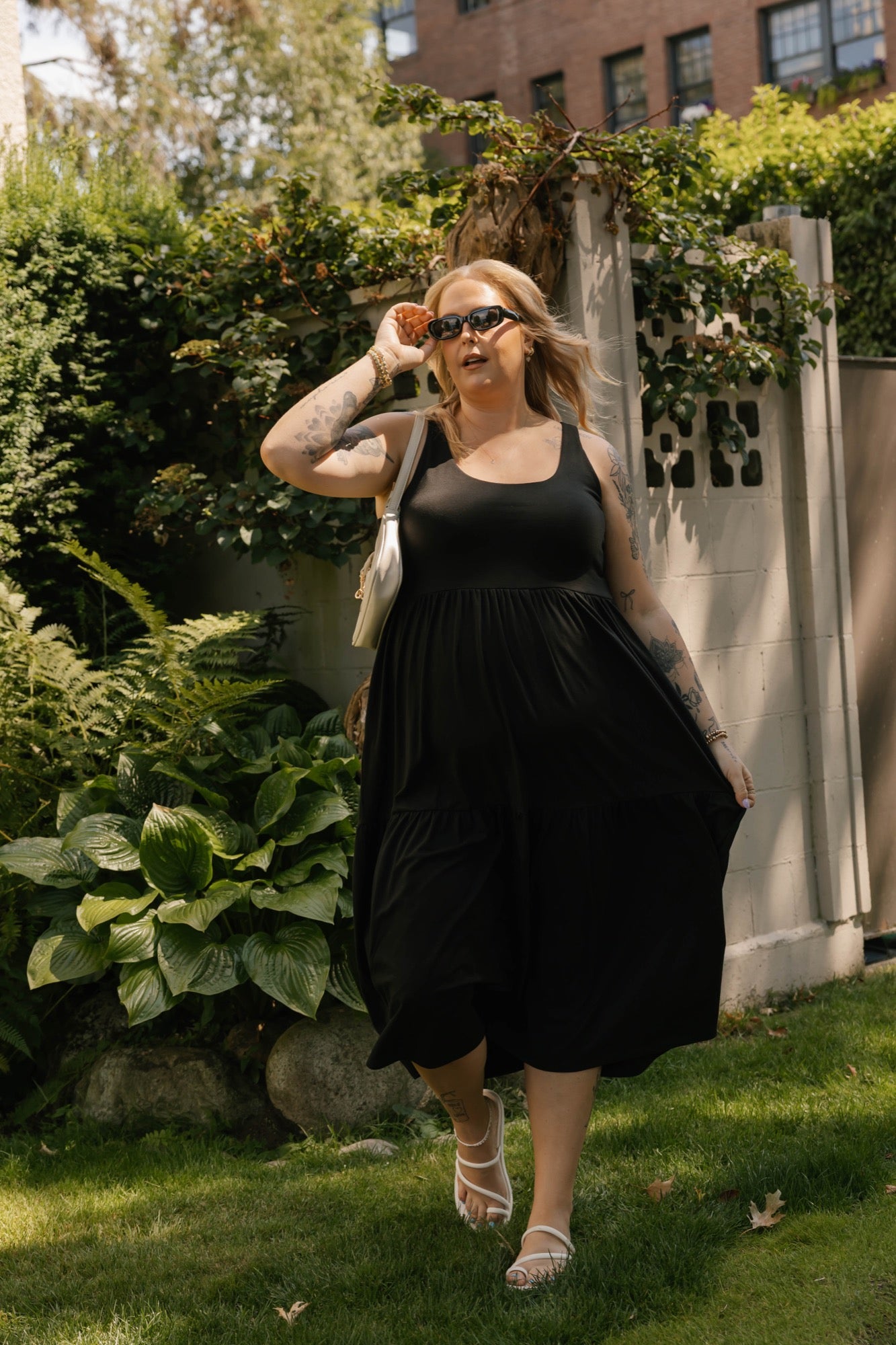 Lake Maxi Dress in Midnight Black